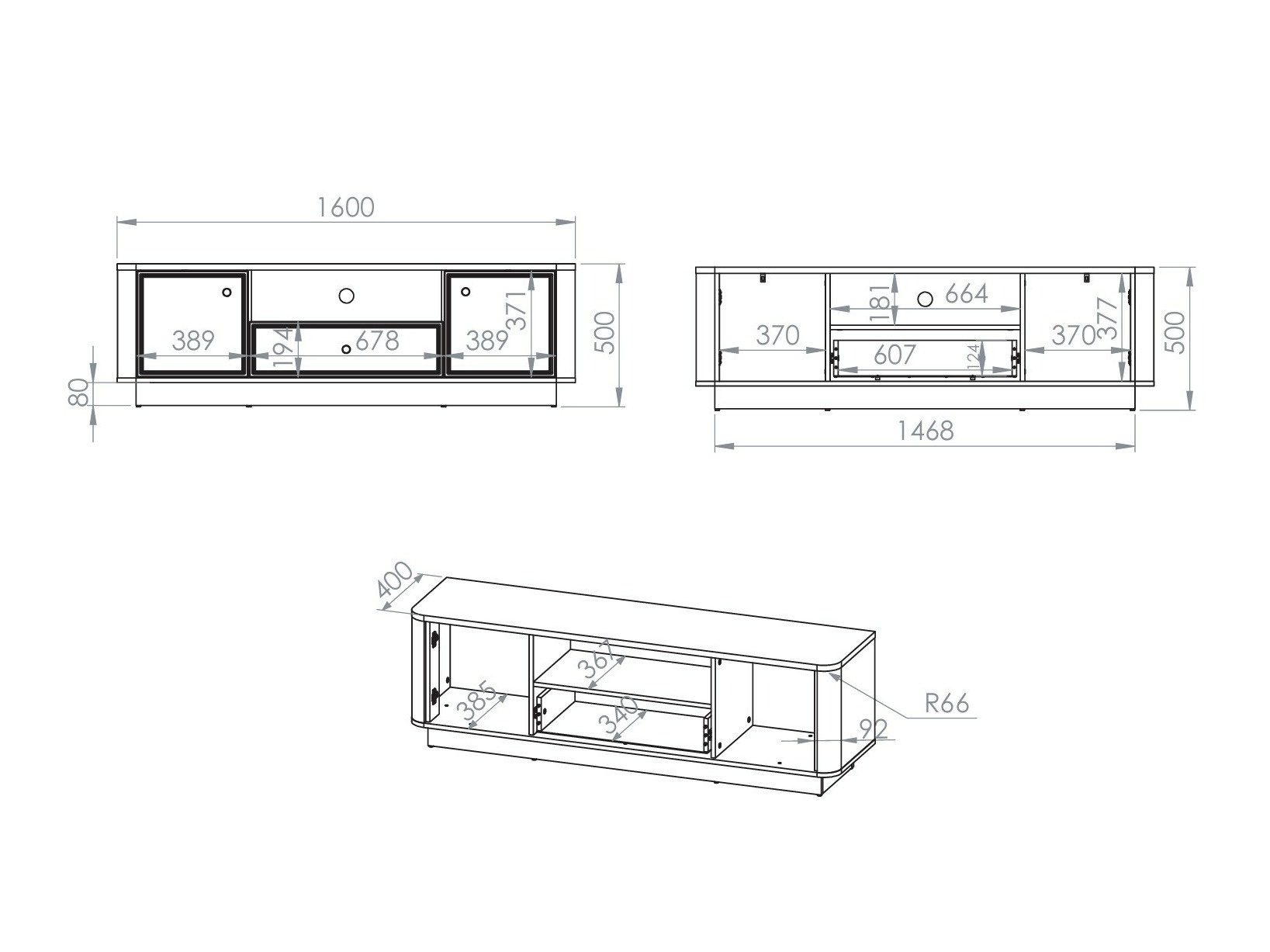 TV stand Cavrome 103