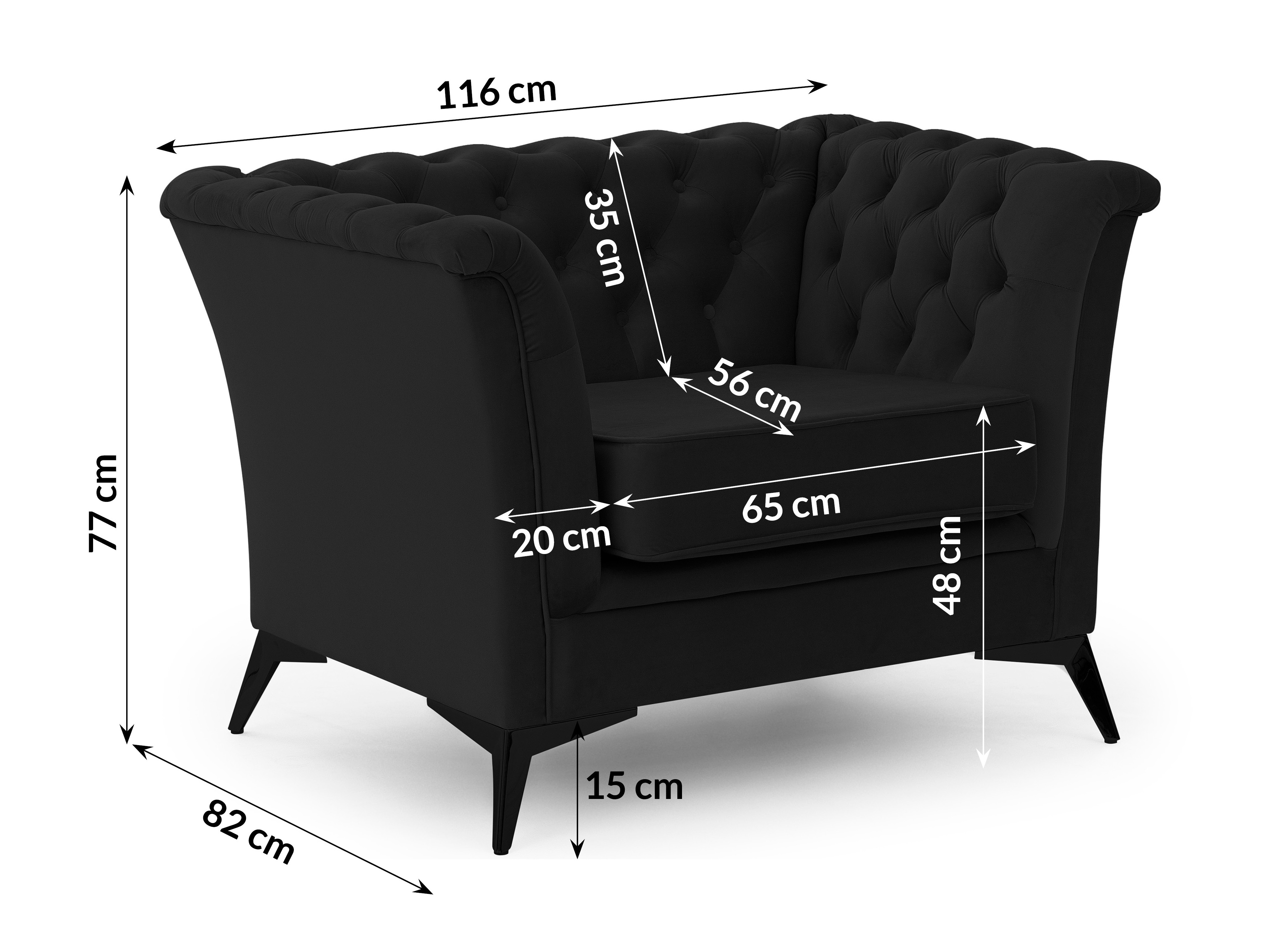 Armchair Rocklin 118 (Riviera 100)