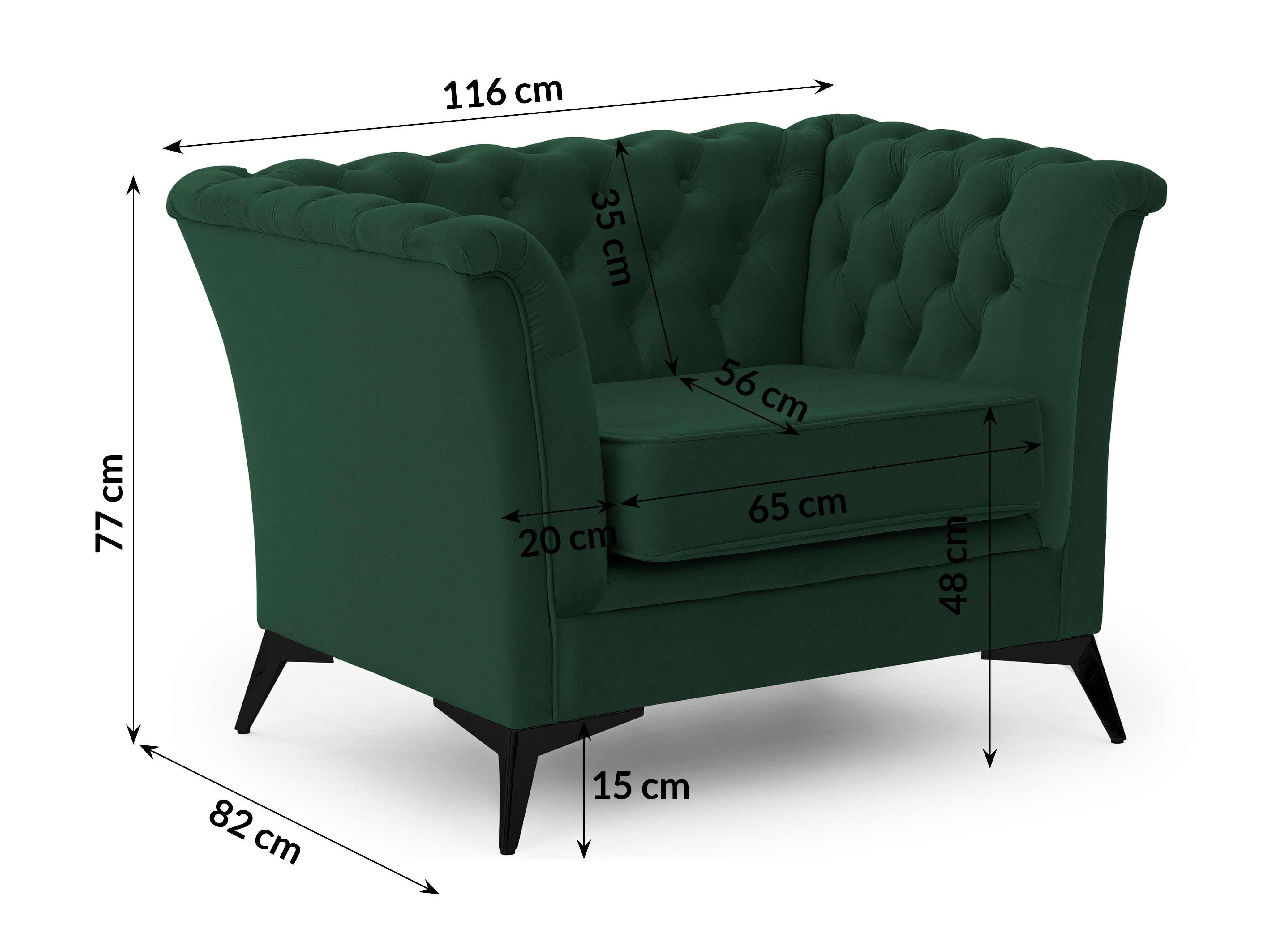 Armchair Rocklin 118 (Riviera 38)