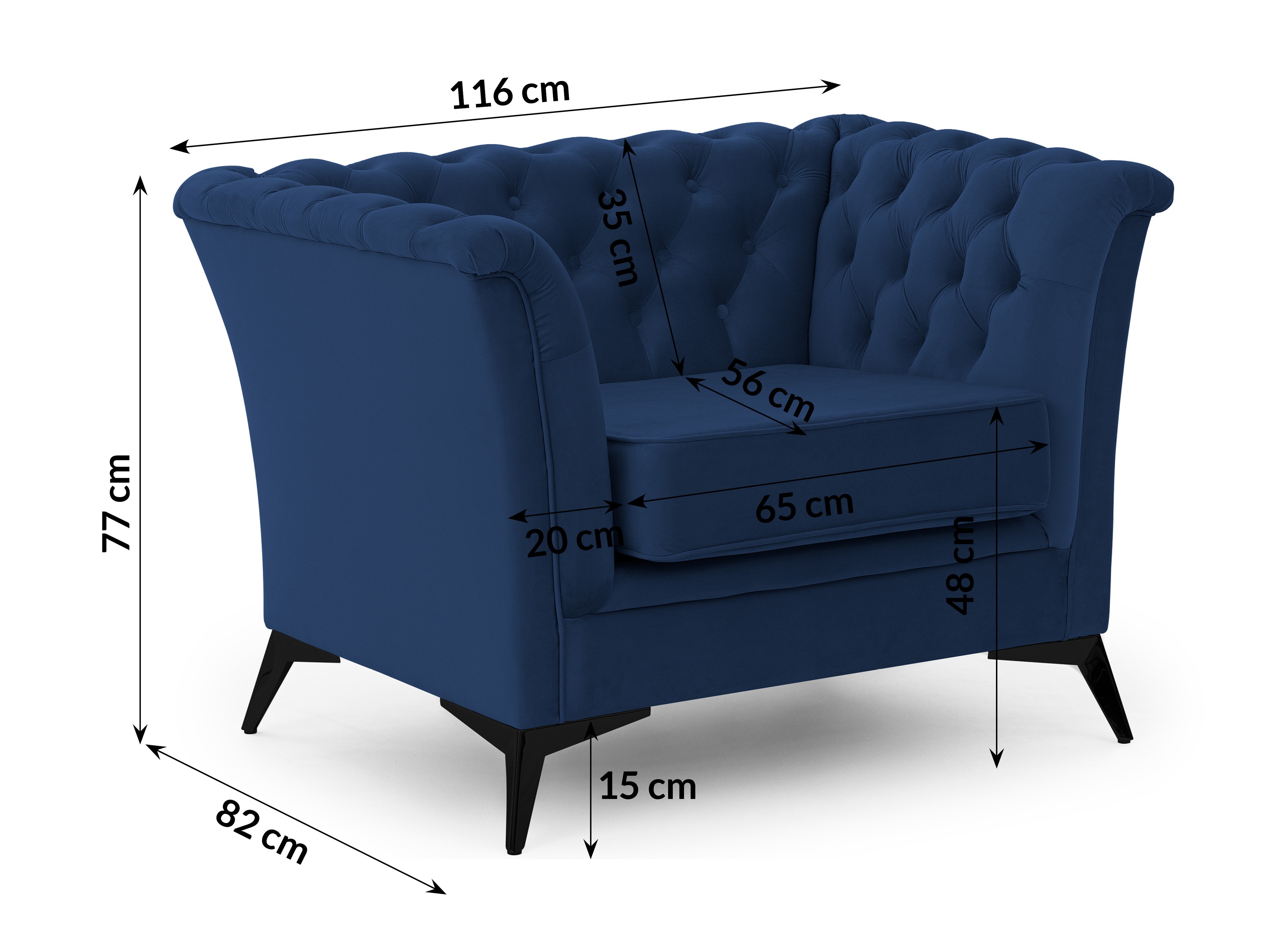 Armchair Rocklin 118 (Riviera 81)