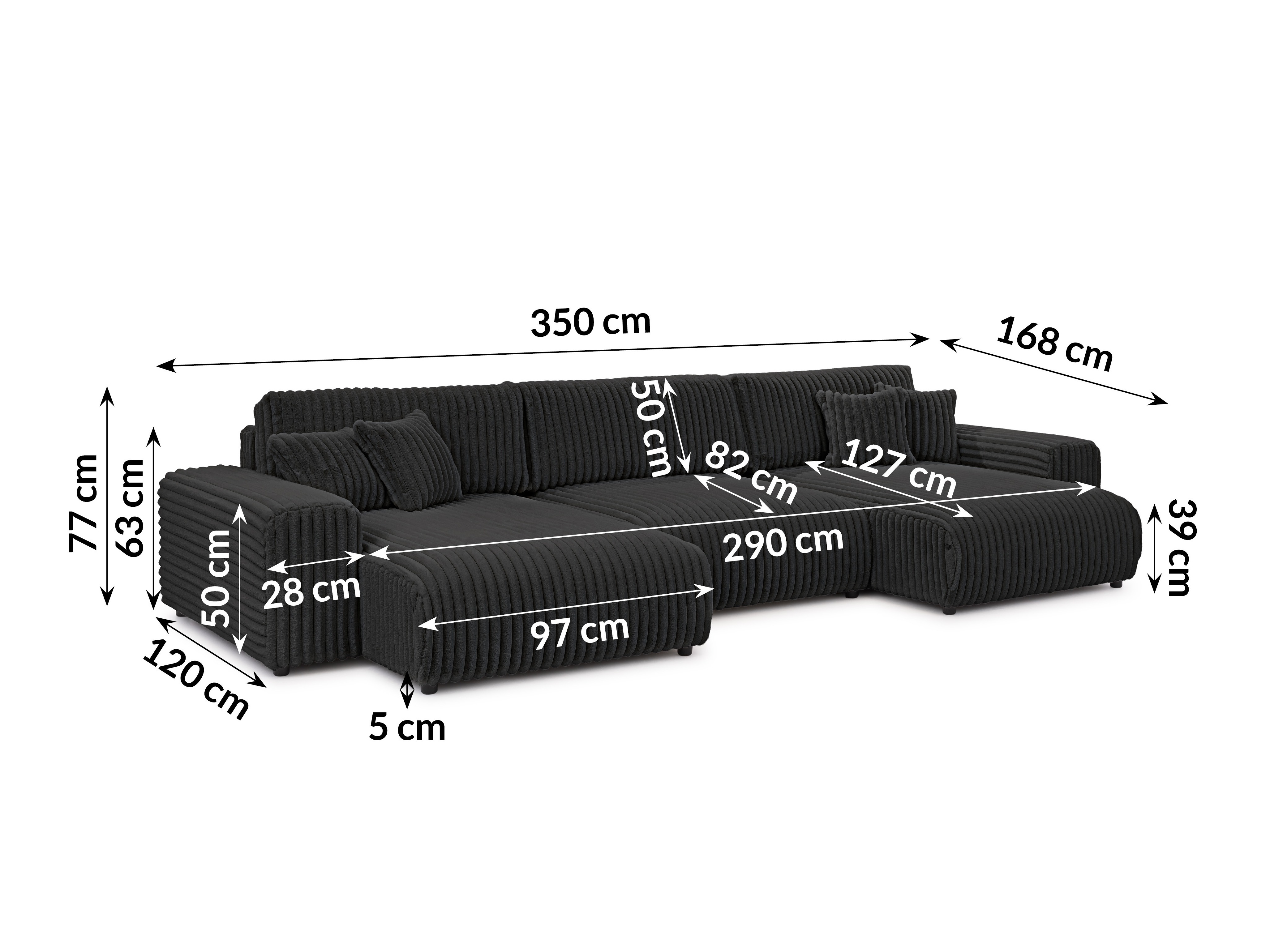 Corner sofa Rocklin 117 (Vito 18)