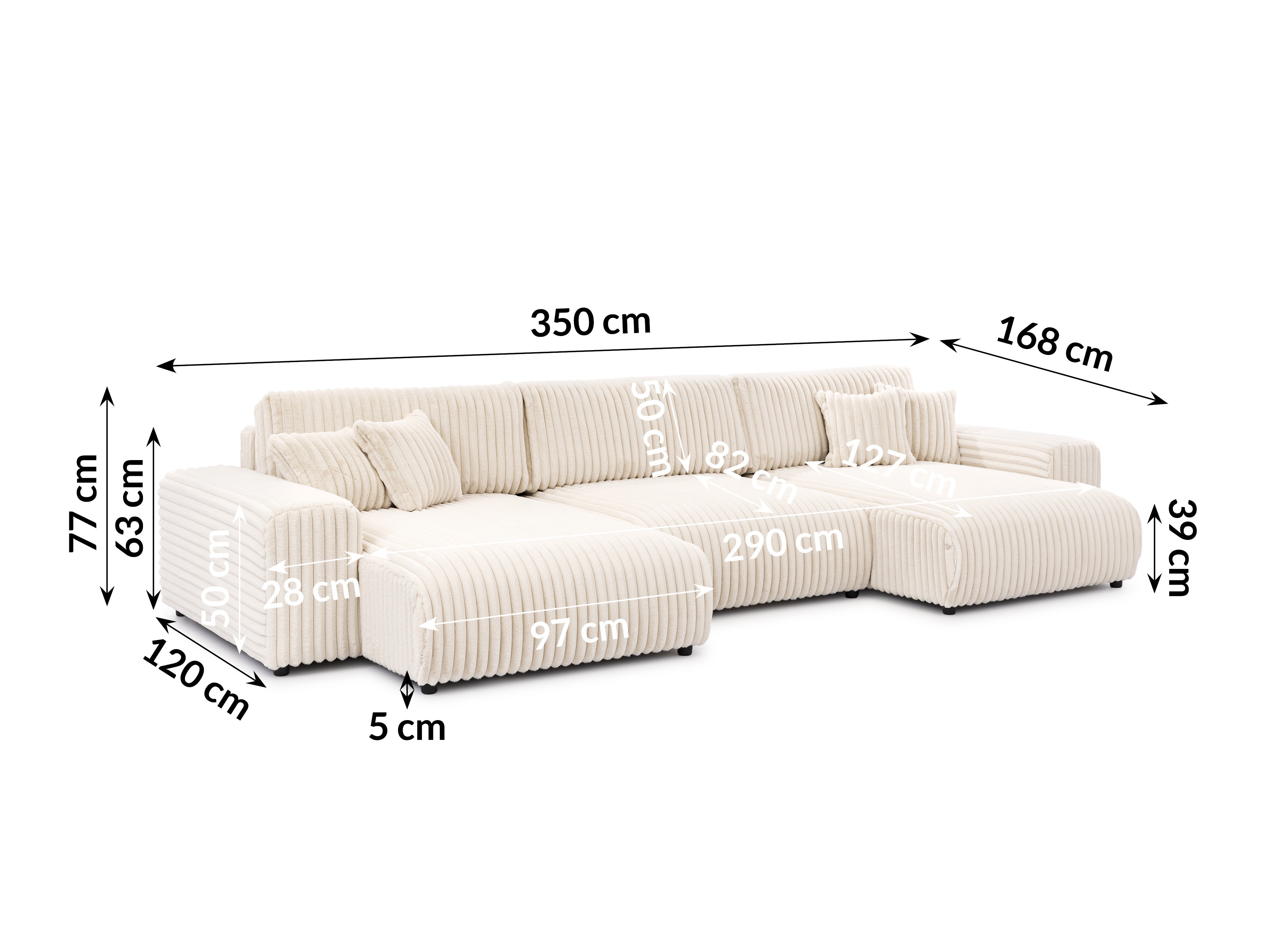 Corner sofa Rocklin 117 (Vito 23)