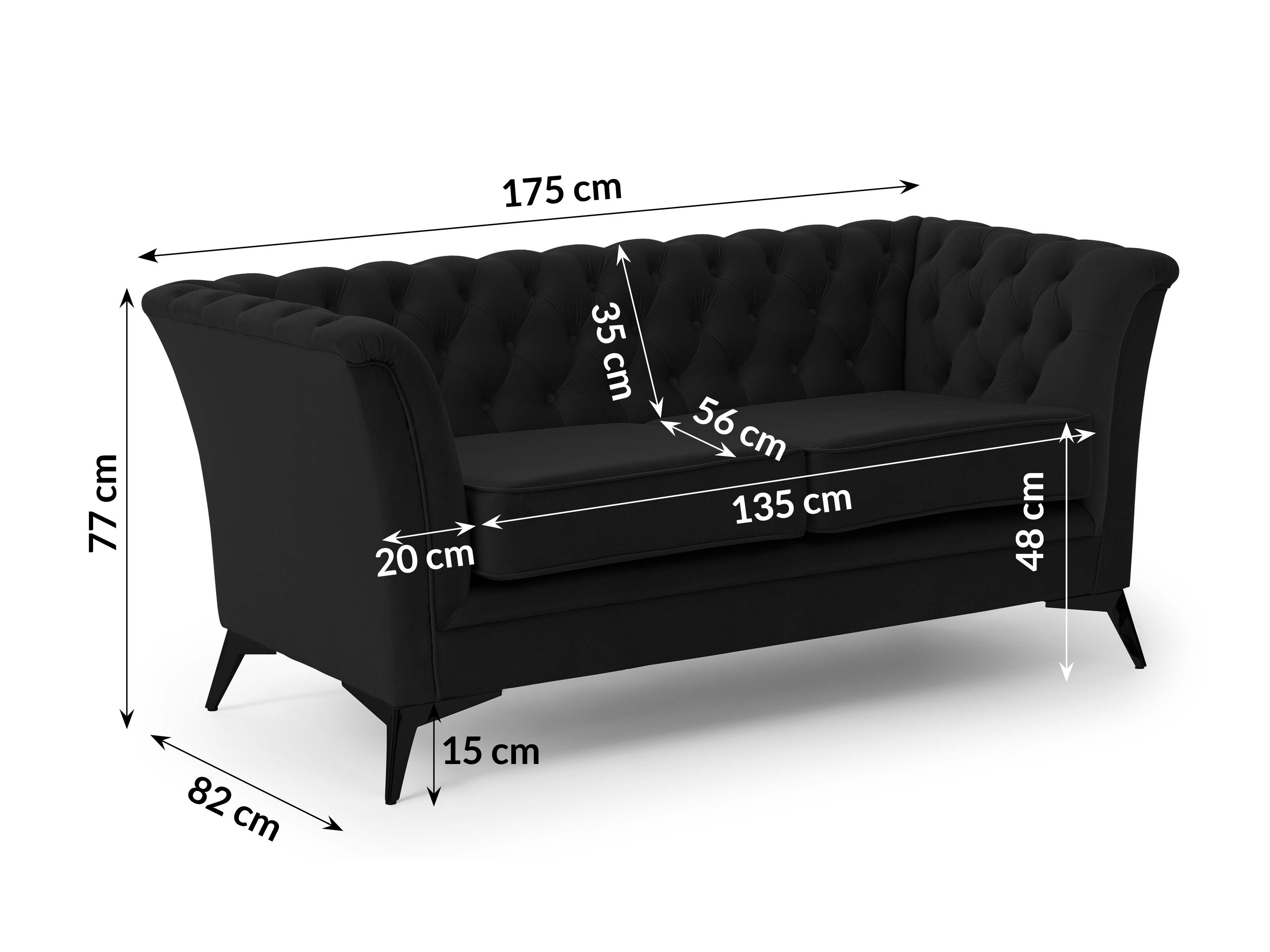 Sofa Rocklin 119 (Riviera 100)