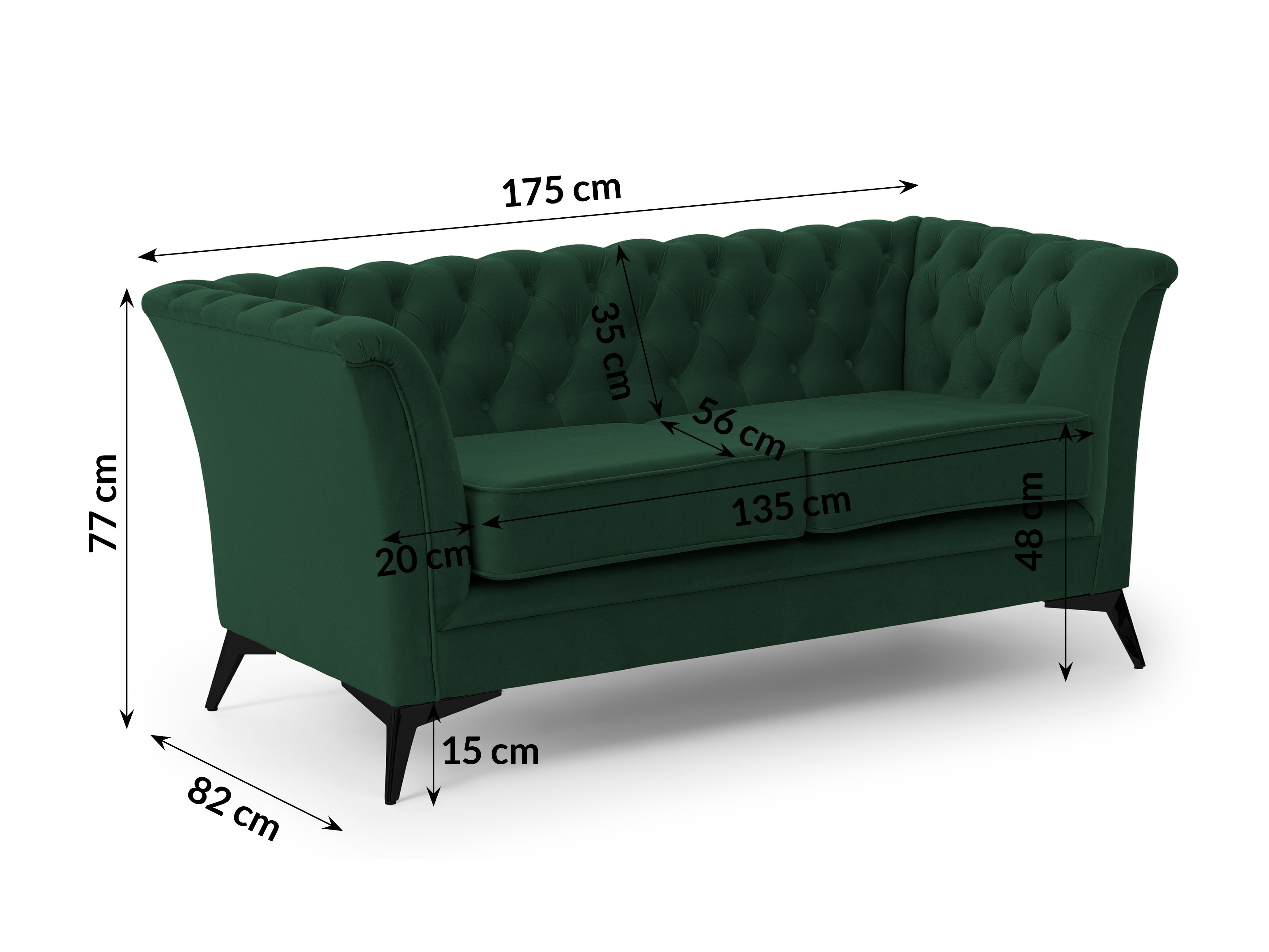 Sofa Rocklin 119 (Riviera 38)