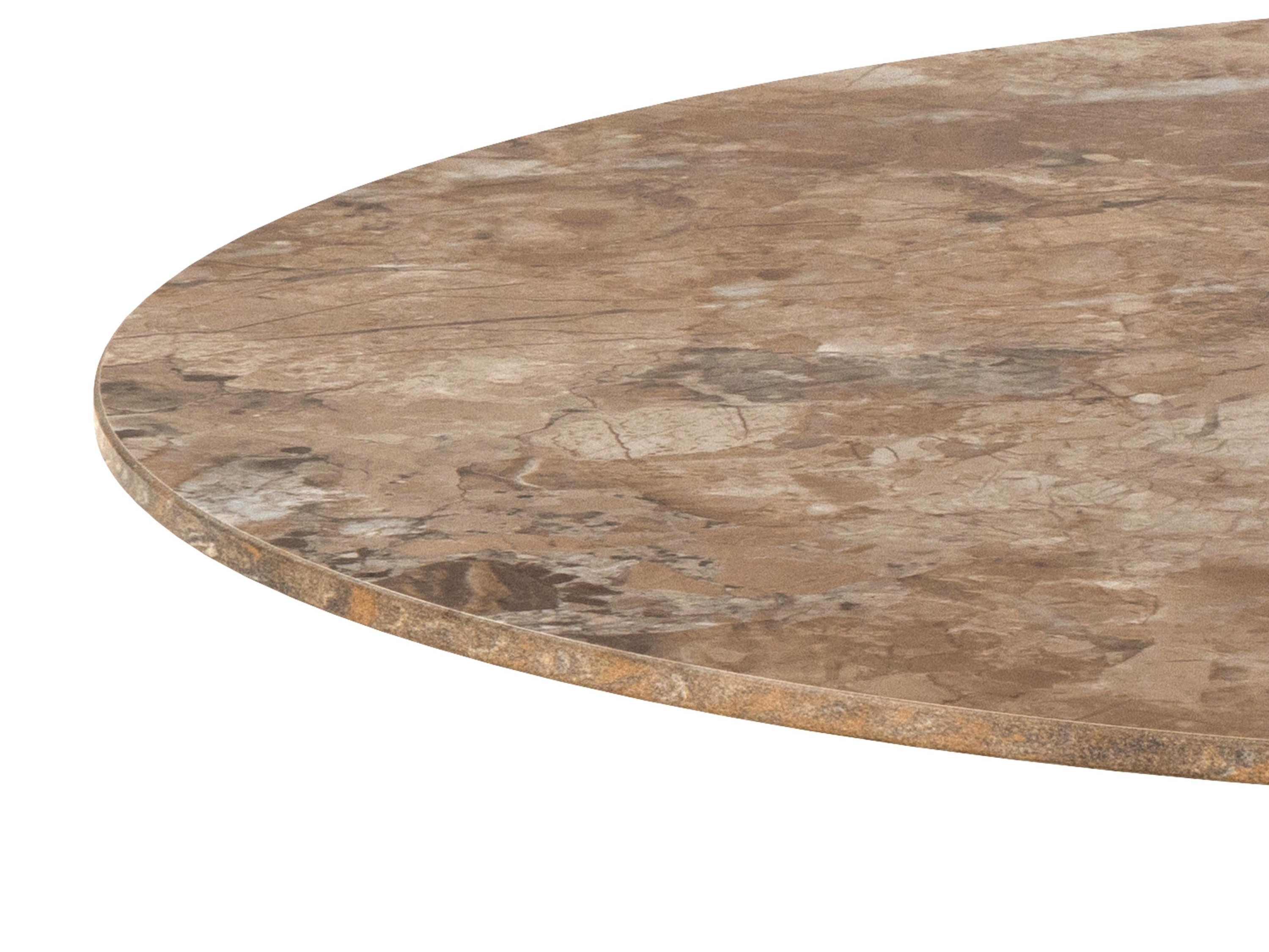 Table Norsica 616 (Brown marble + Grey)
