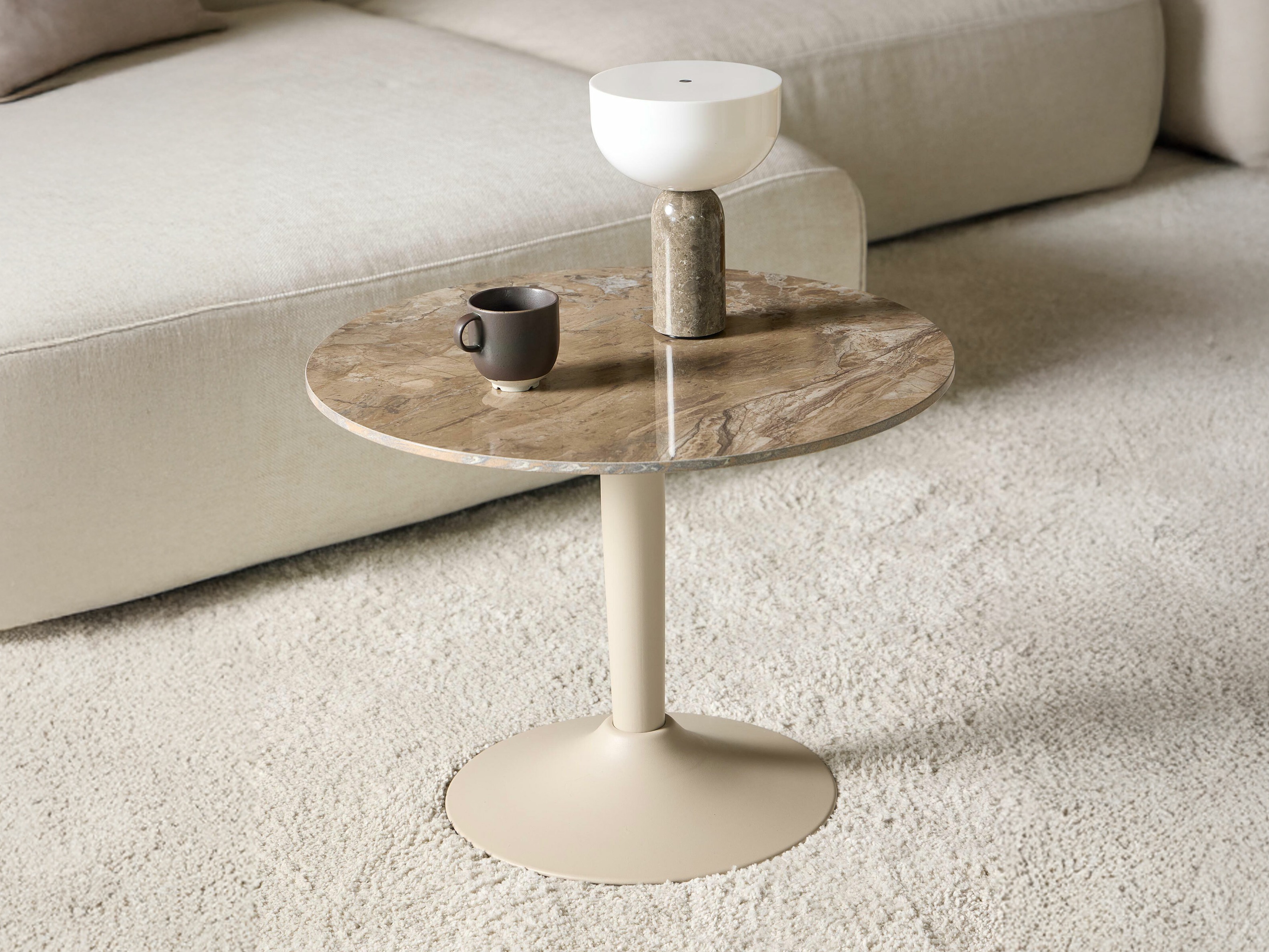 Coffee table Norsica 742 (Brown marble)