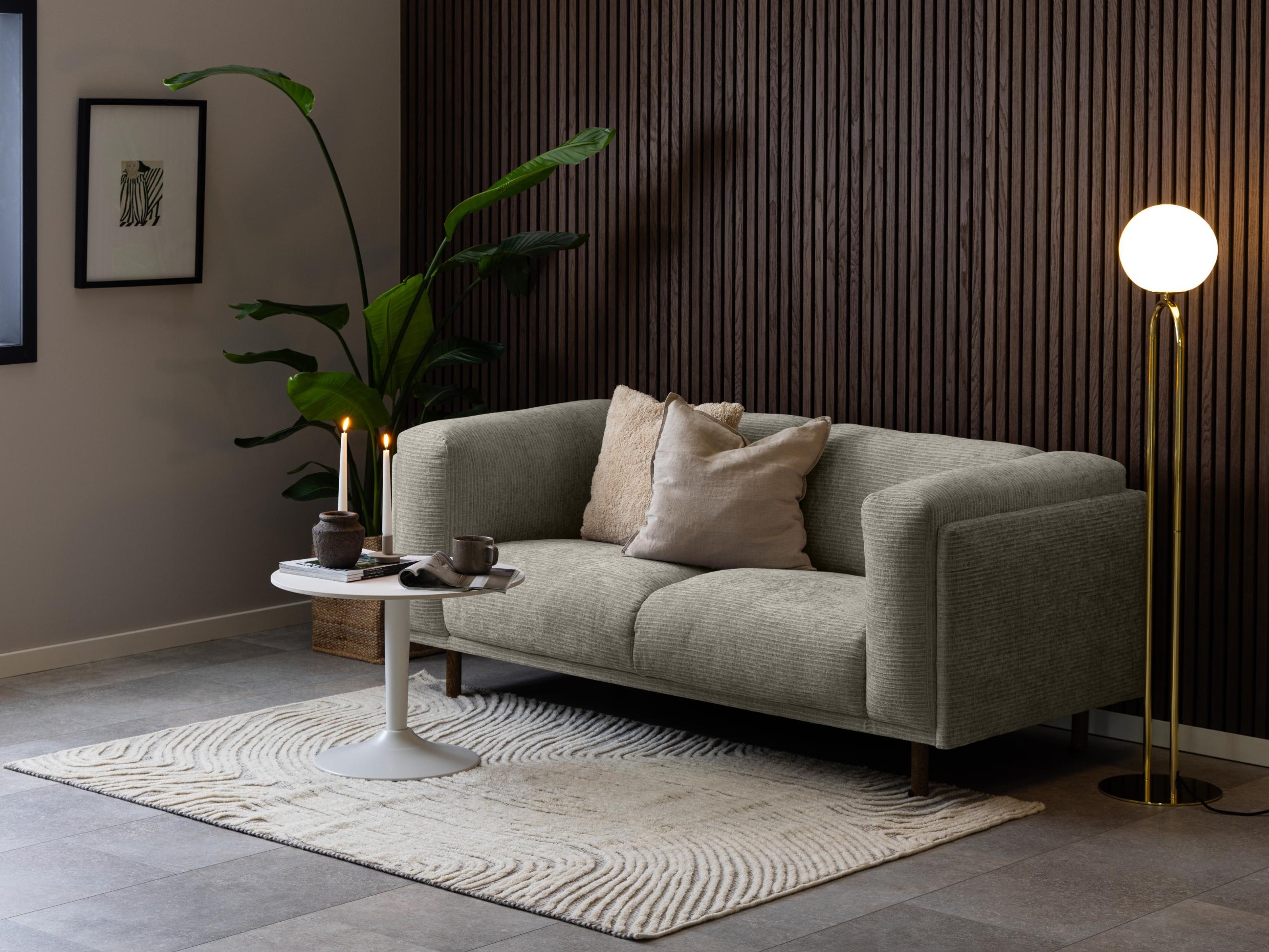 Coffee table Norsica 742 (White marble)