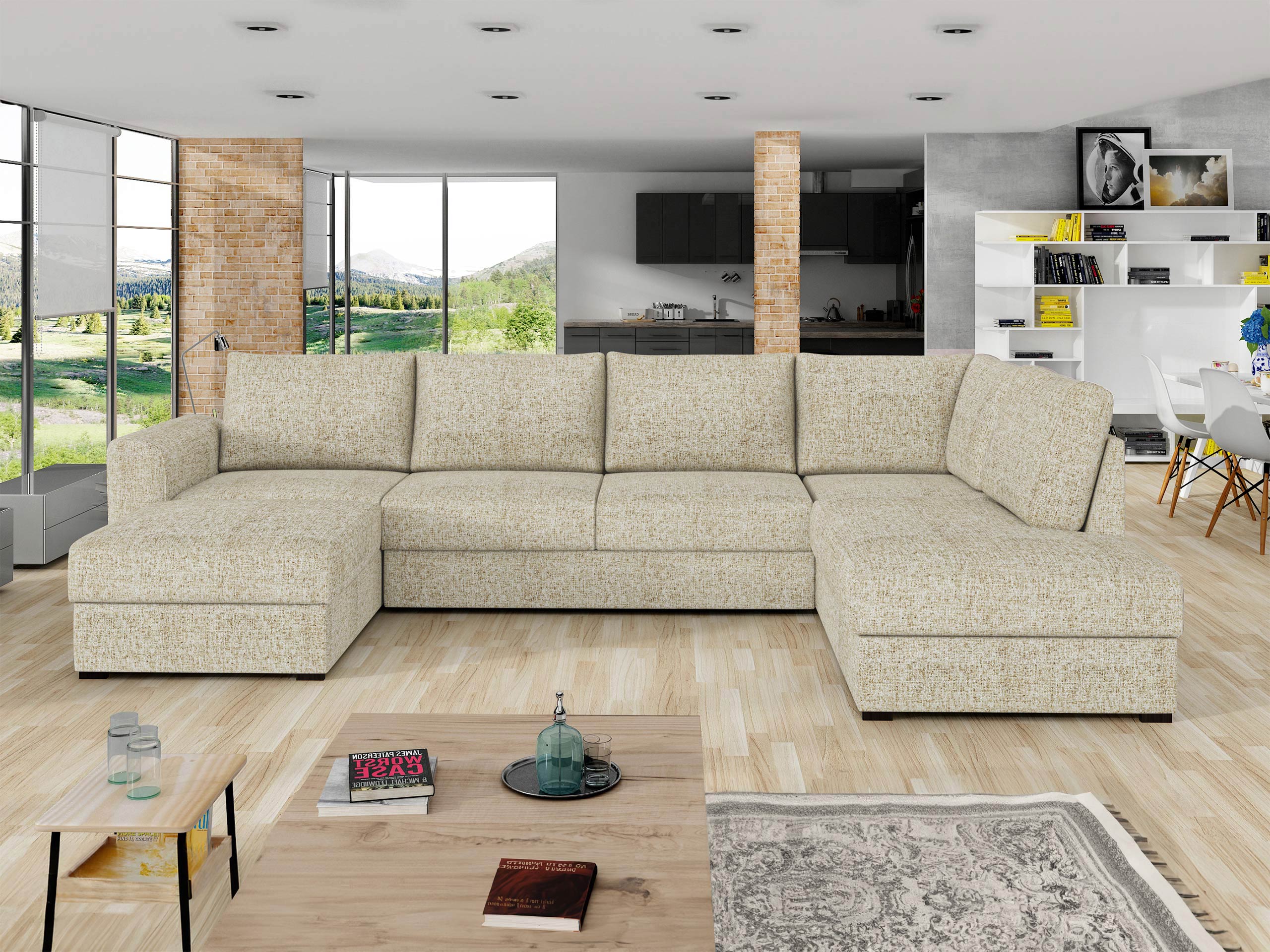 Corner sofa Comfivo Flumen (Corbett 21)