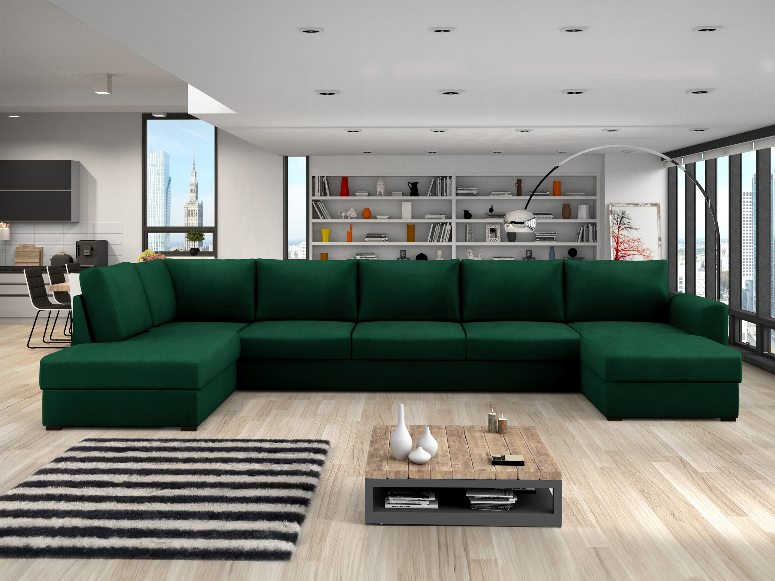 Corner sofa Comfivo Flumen III (Piano 26)