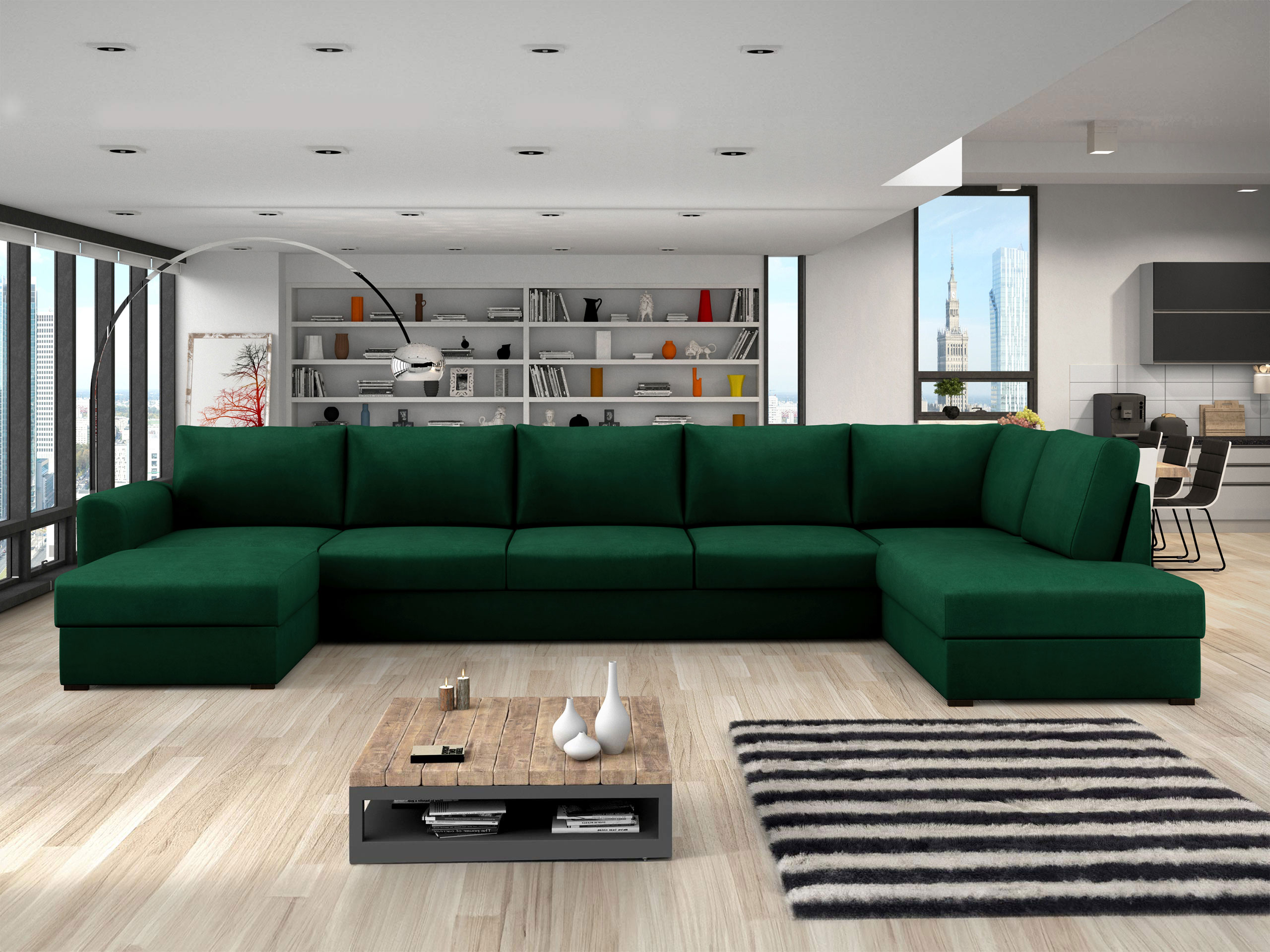 Corner sofa Comfivo Flumen III (Piano 26)