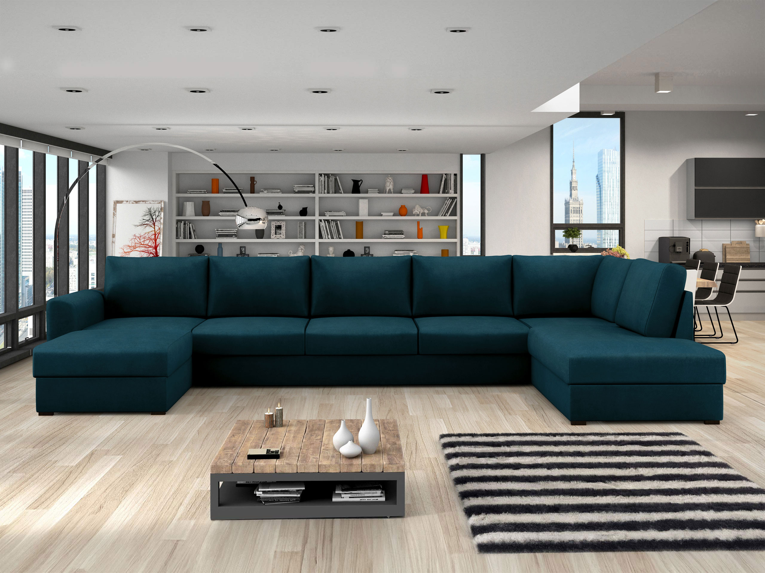Corner sofa Comfivo Flumen III (Piano 28)
