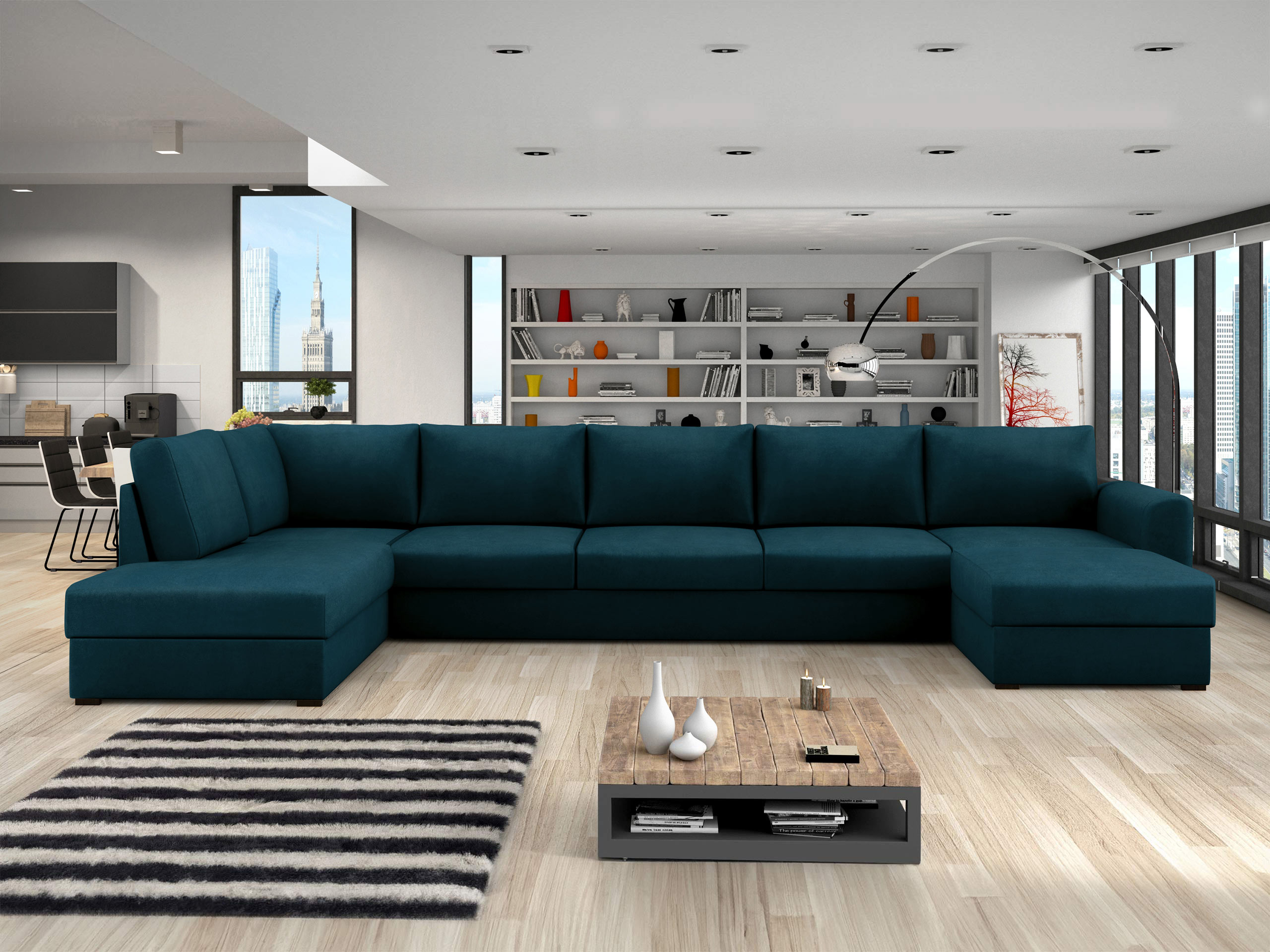 Corner sofa Comfivo Flumen III (Piano 28)