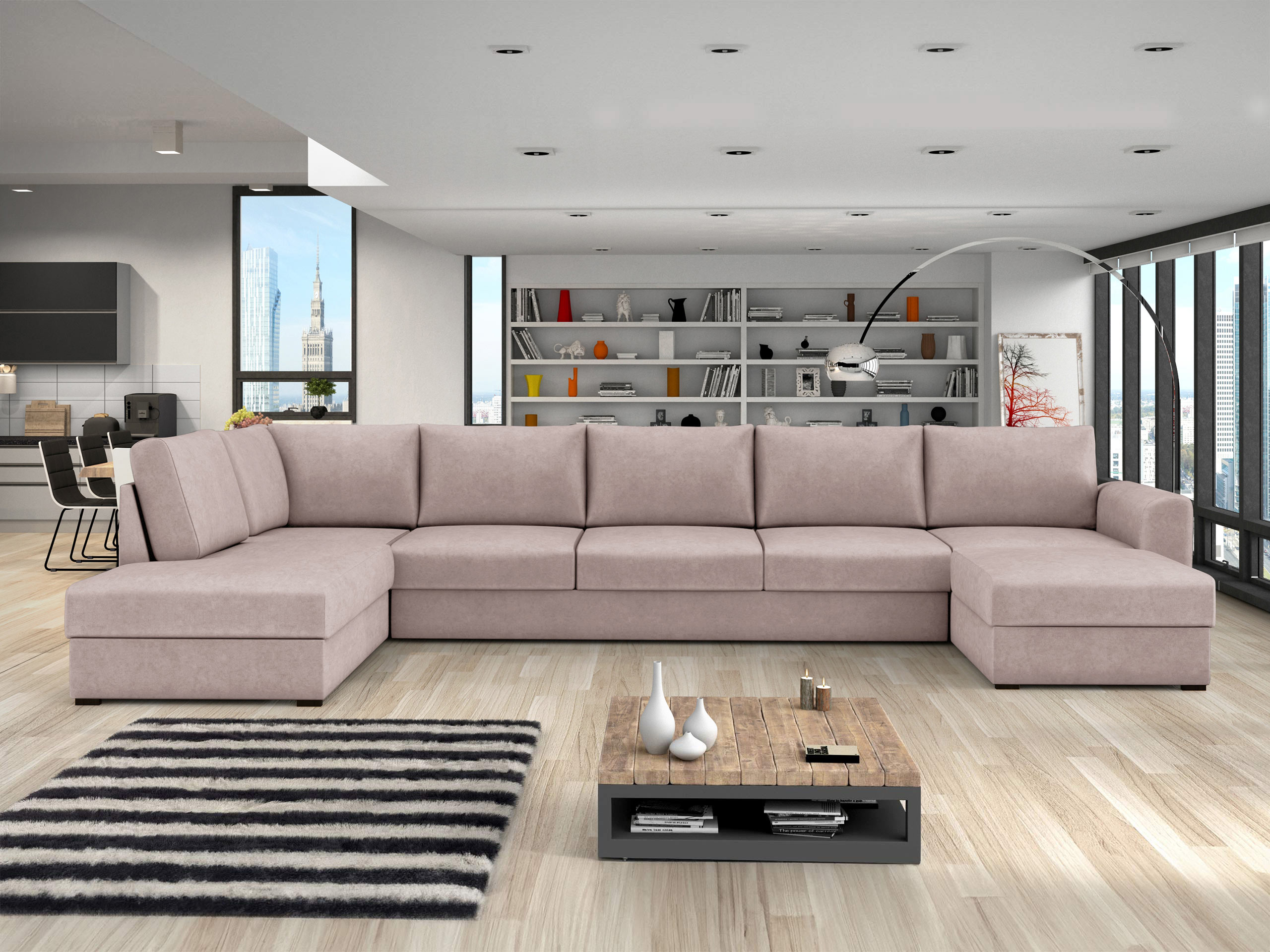 Corner sofa Comfivo Flumen III (Zoya 03)