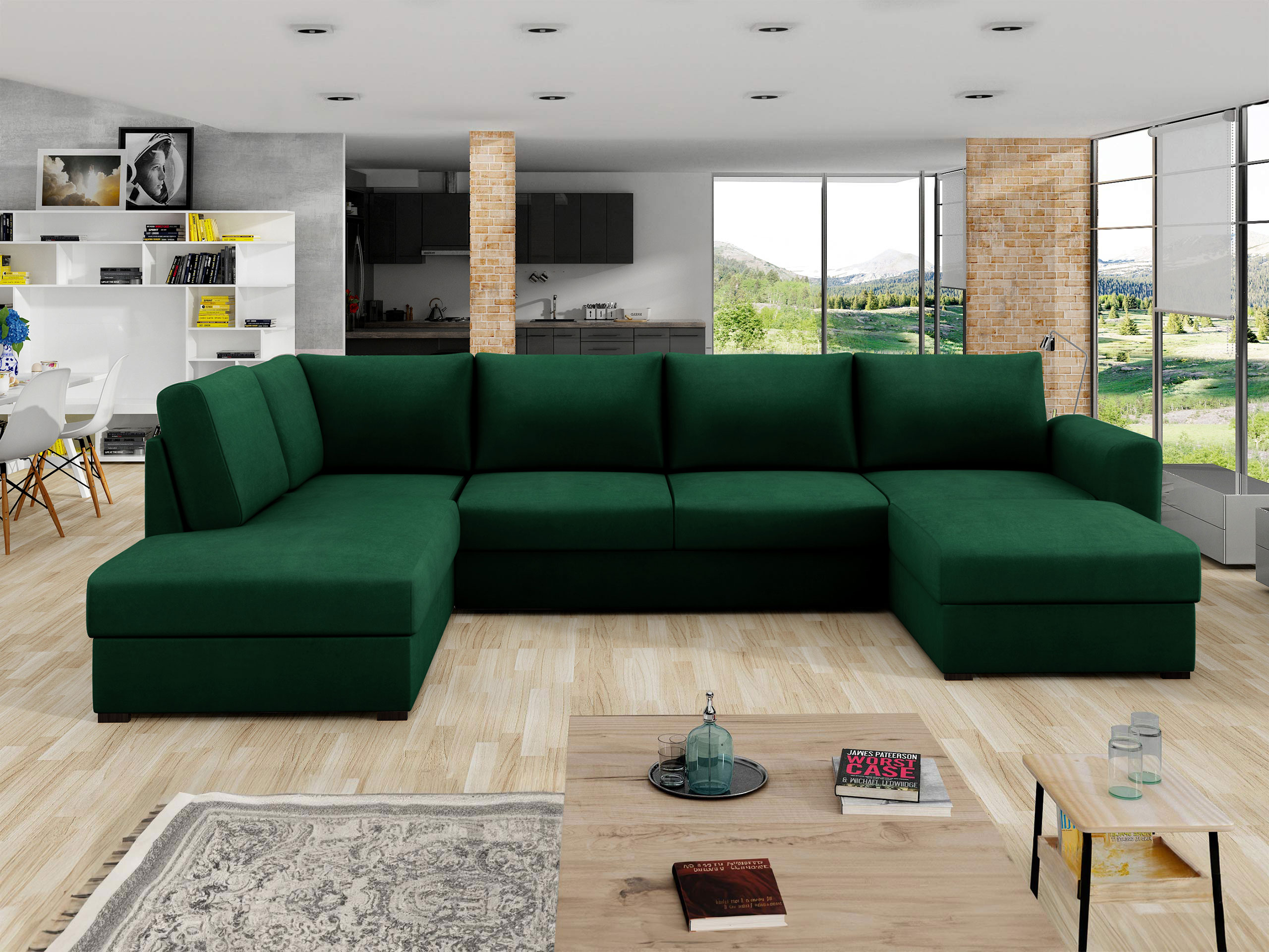 Corner sofa Comfivo Flumen (Piano 26)
