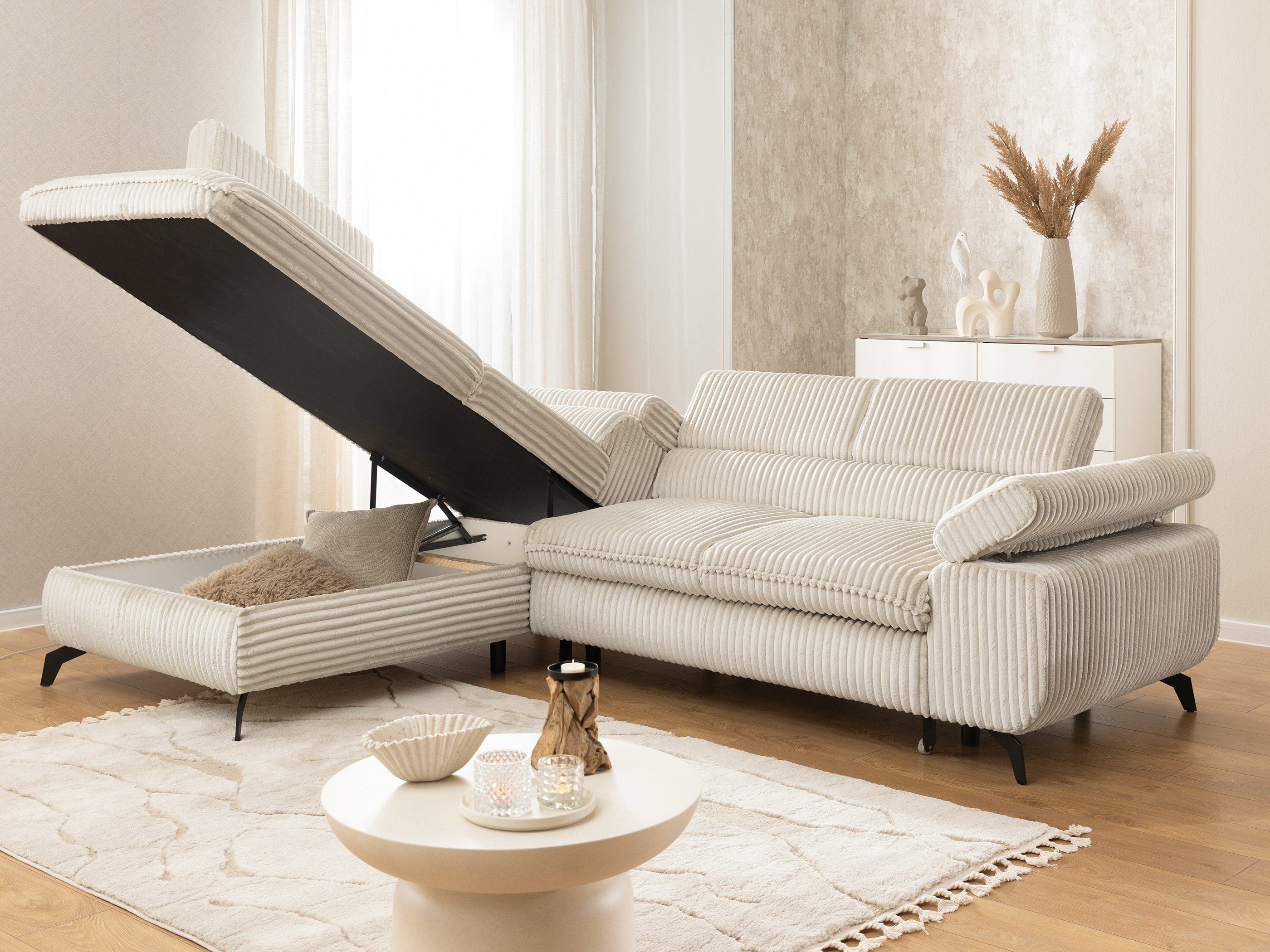 Corner sofa Rocklin 122 (Tilia 01)
