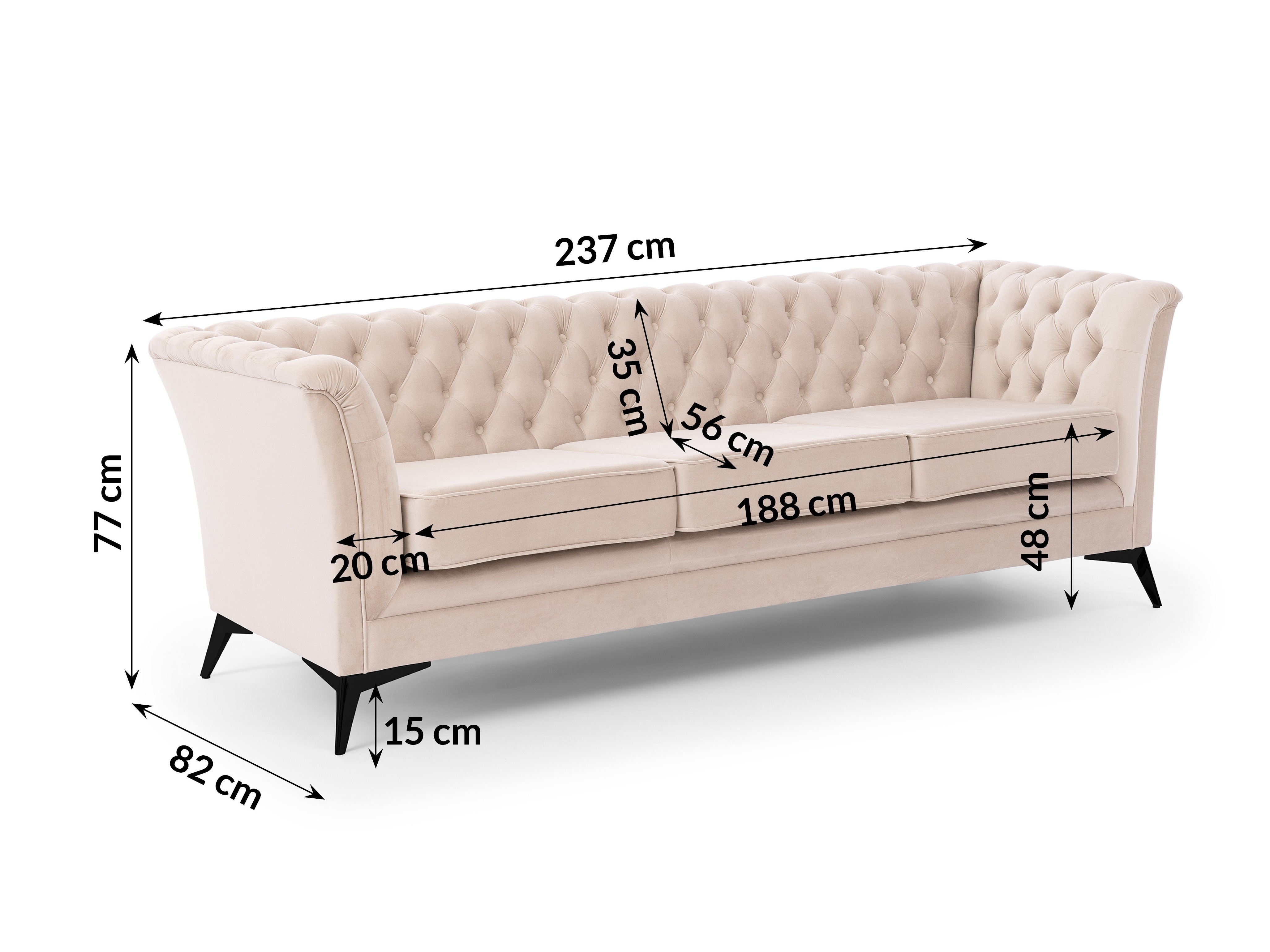 Sofa Rocklin 120 (Riviera 21)