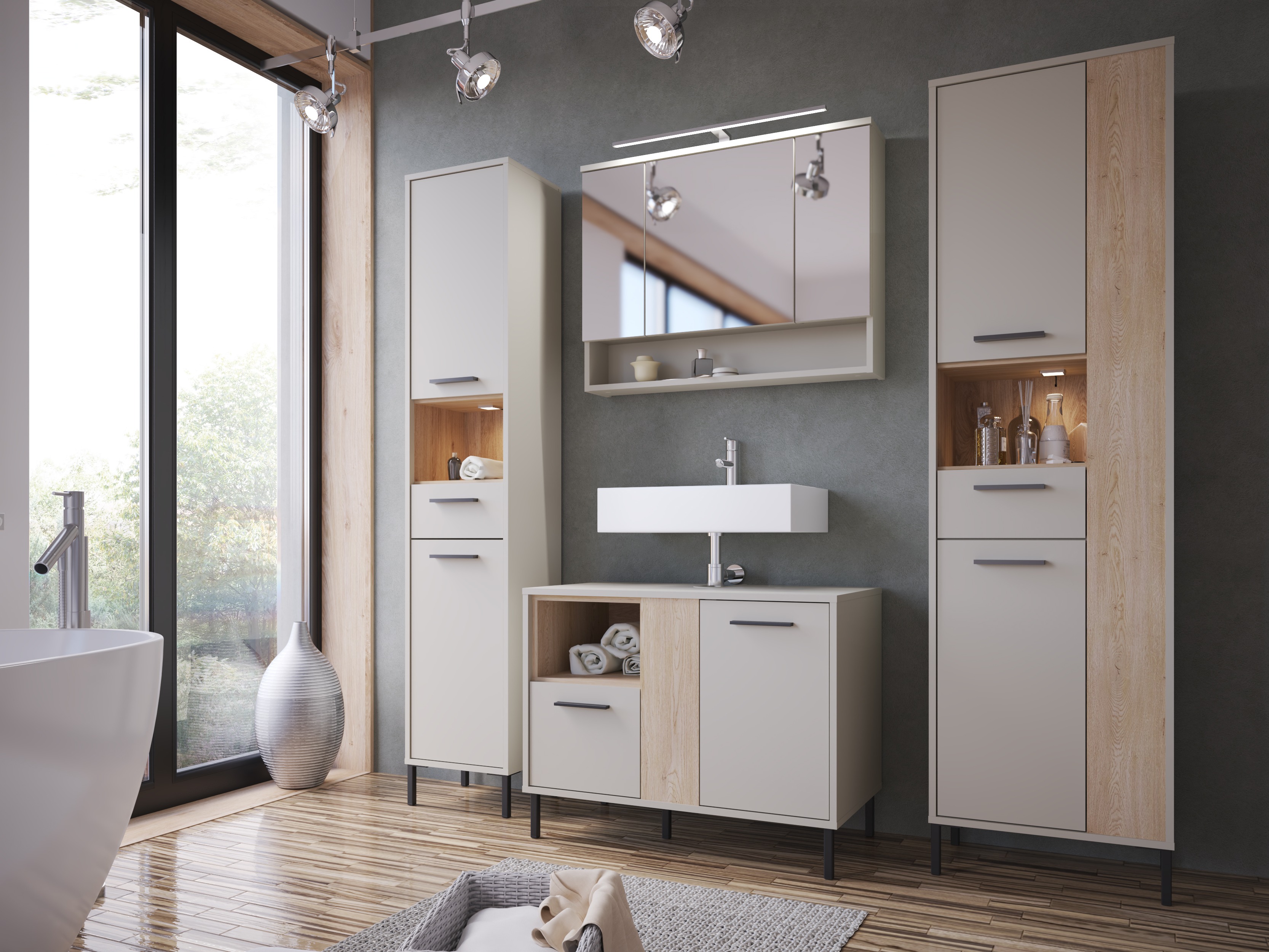 Bathroom mirror cabinet Camelbu 101
