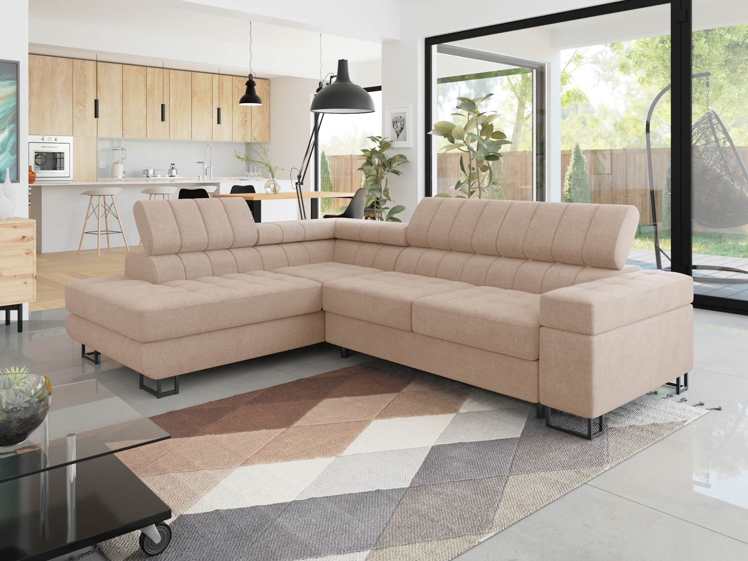 Corner sofa Comfivo 247 (Maya 15)
