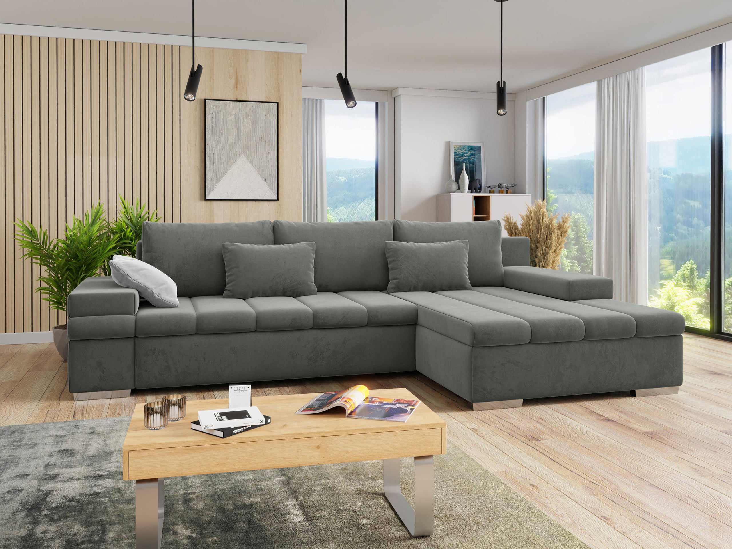 Corner sofa Comfivo Olivetum II (Piano 14 + Piano 13)