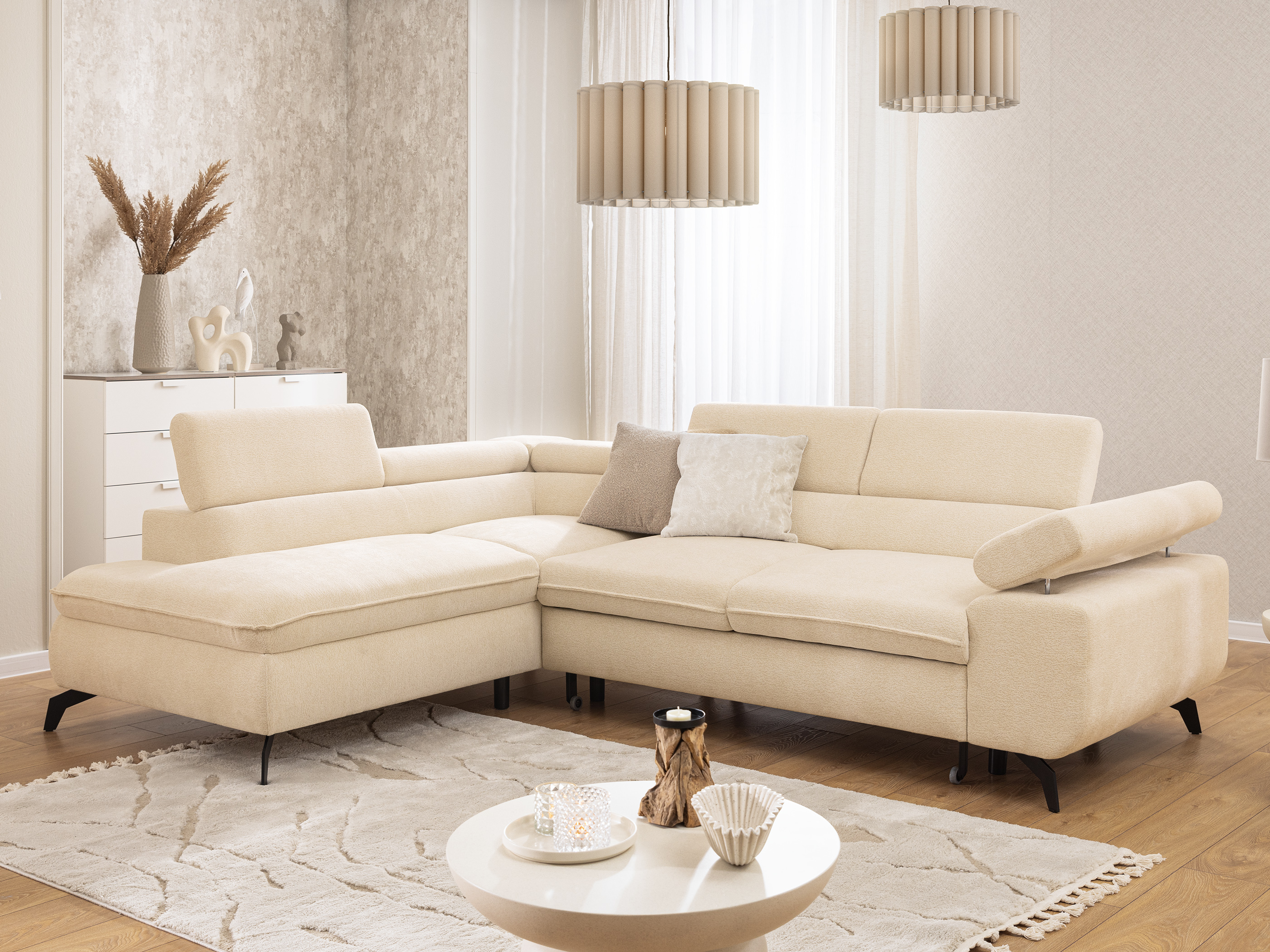 Corner sofa Rocklin 122 (Misterio 04)