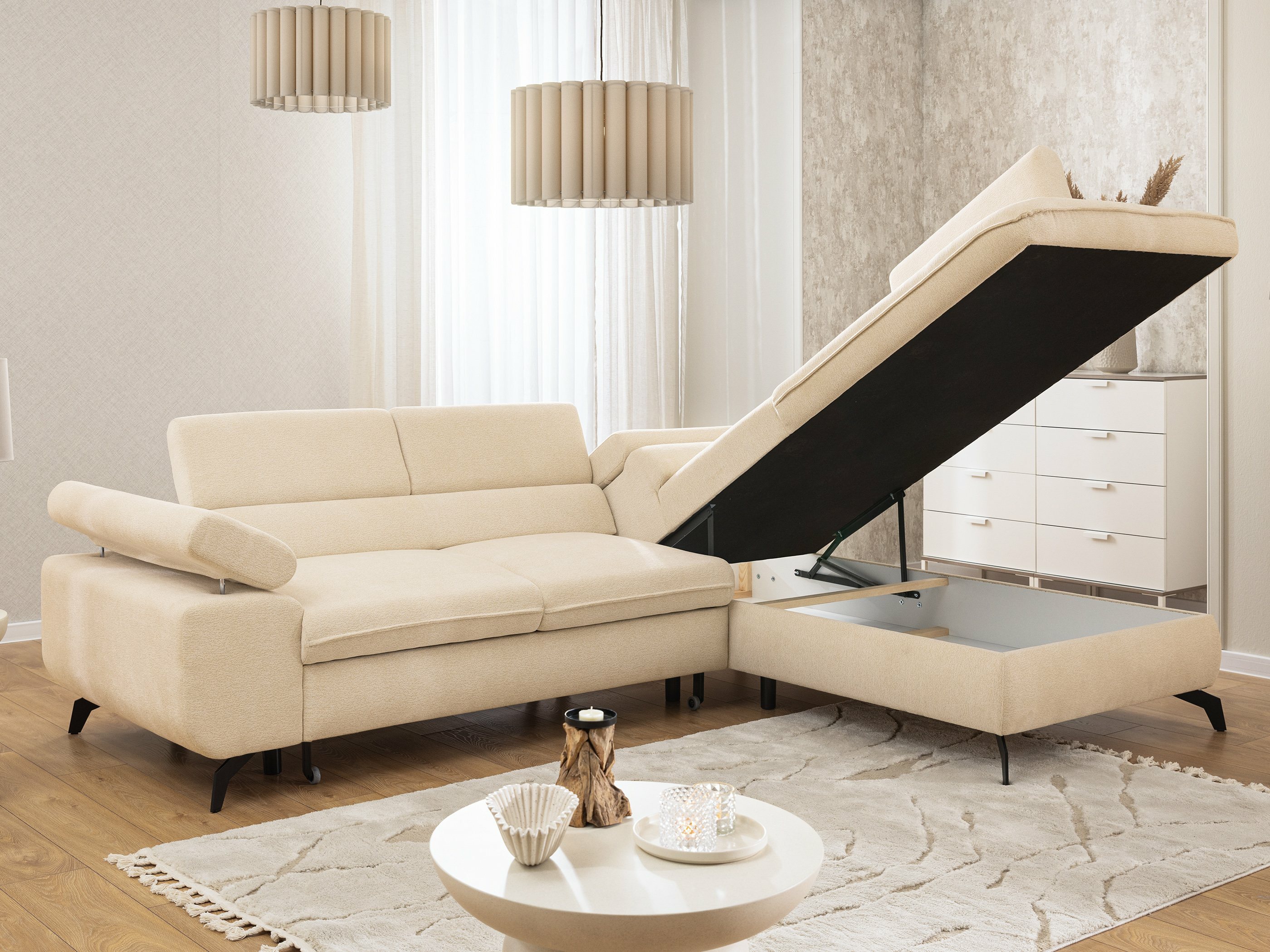 Corner sofa Rocklin 122 (Misterio 04)