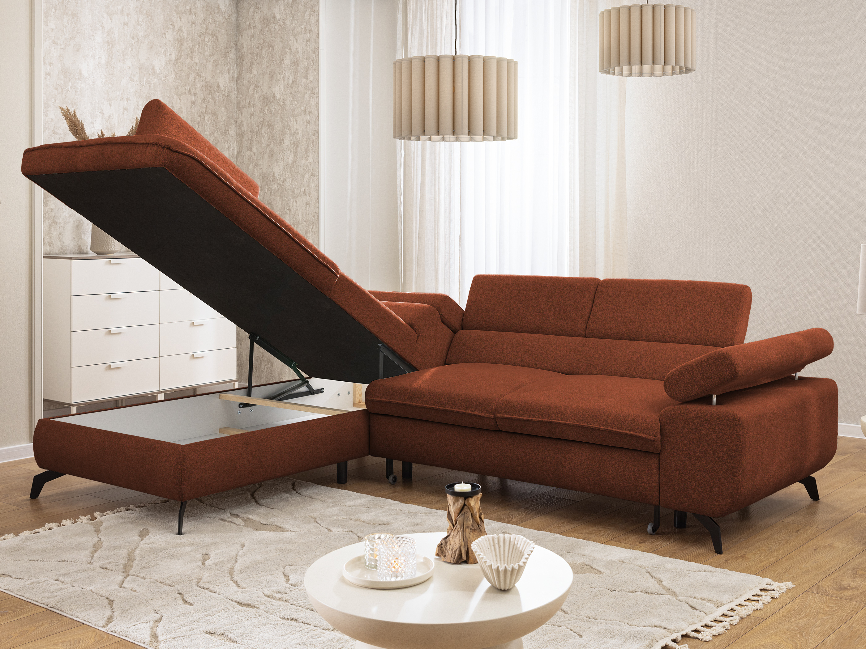 Corner sofa Rocklin 122 (Misterio 56)