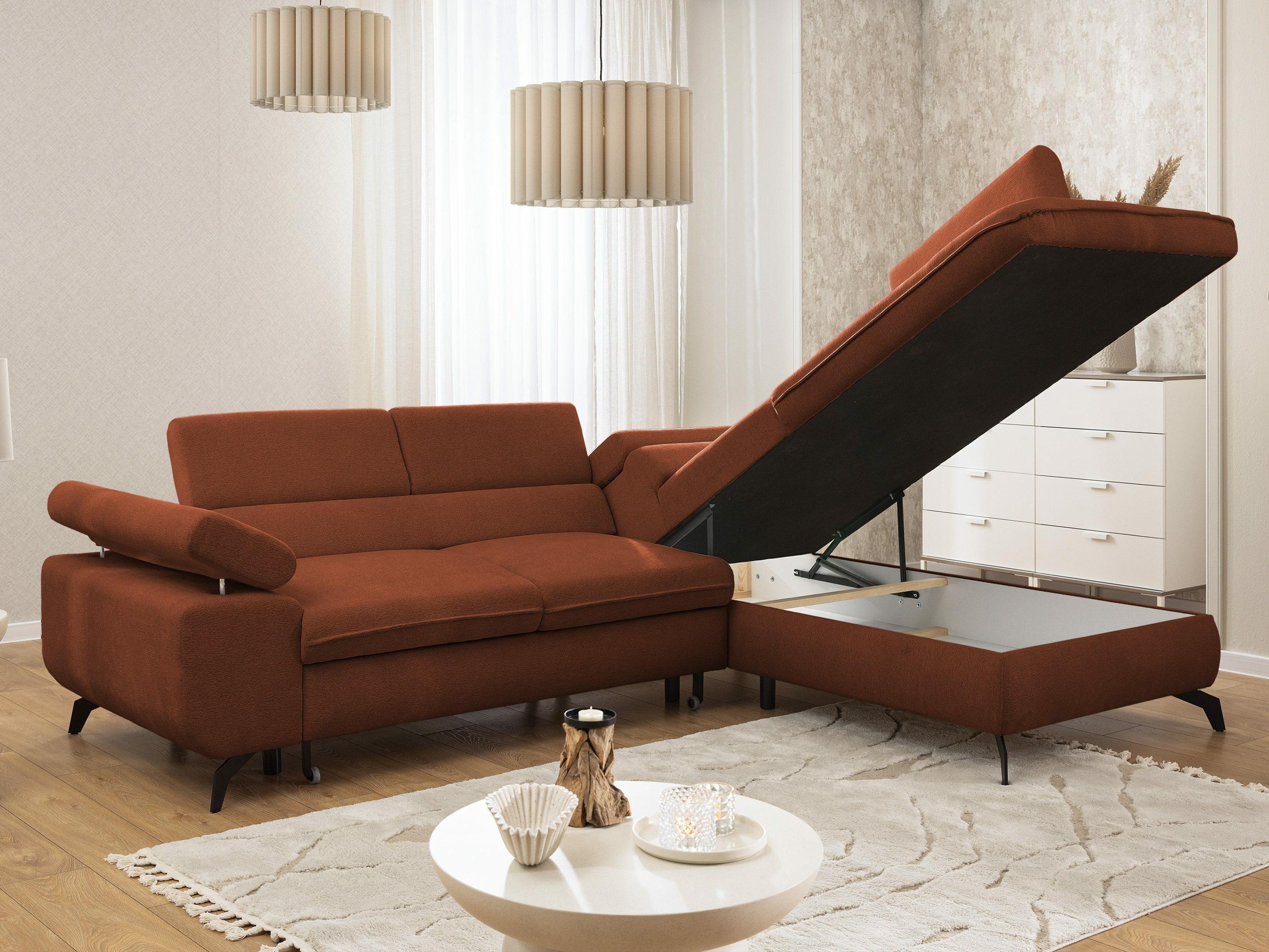 Corner sofa Rocklin 122 (Misterio 56)