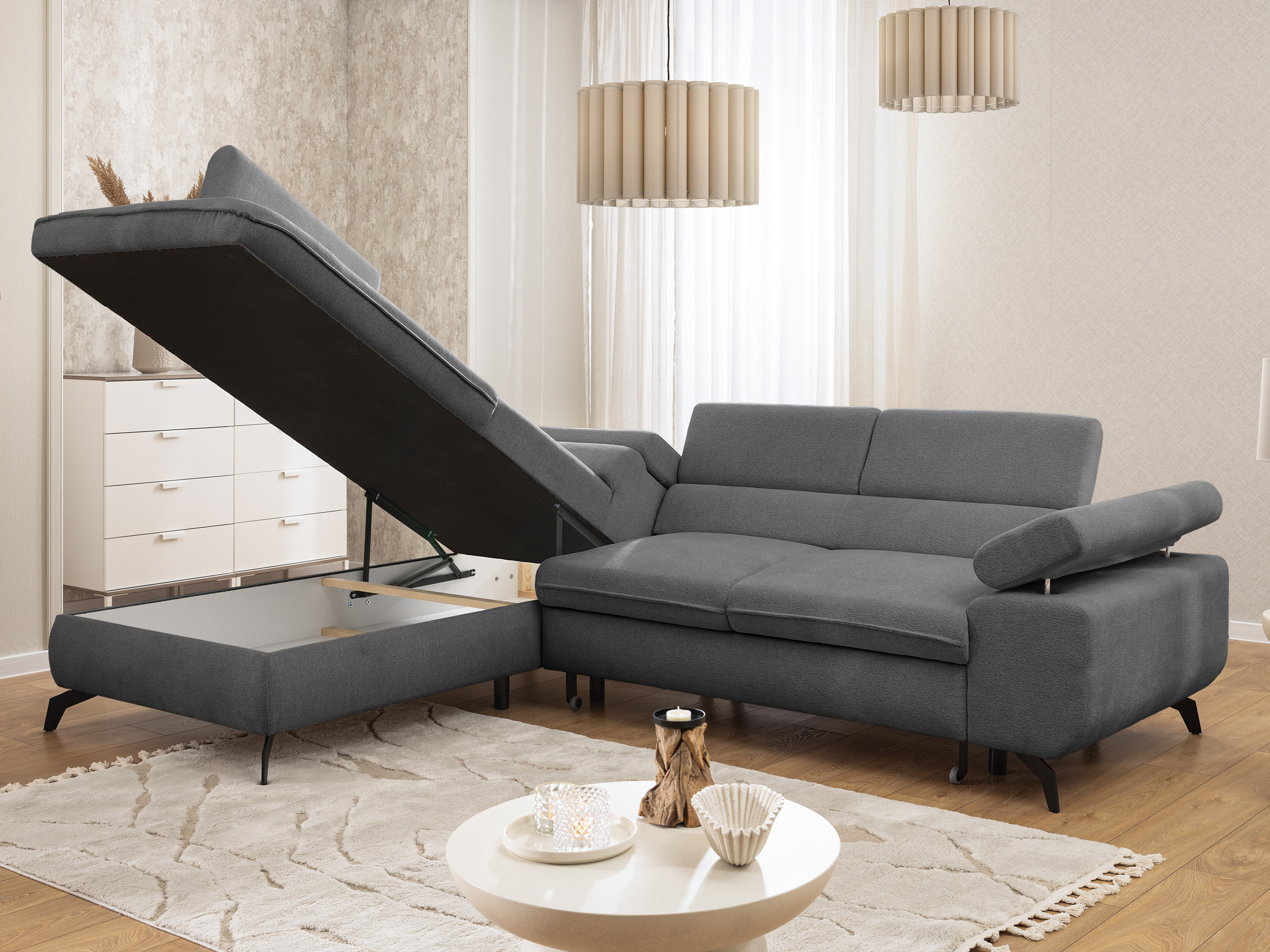 Corner sofa Rocklin 122 (Misterio 90)