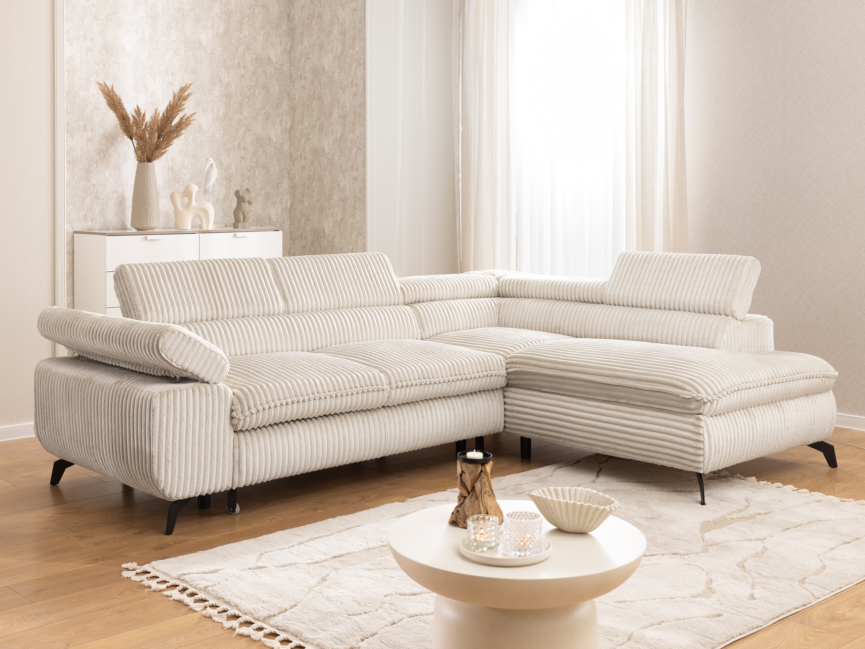 Corner sofa Rocklin 122 (Tilia 01)