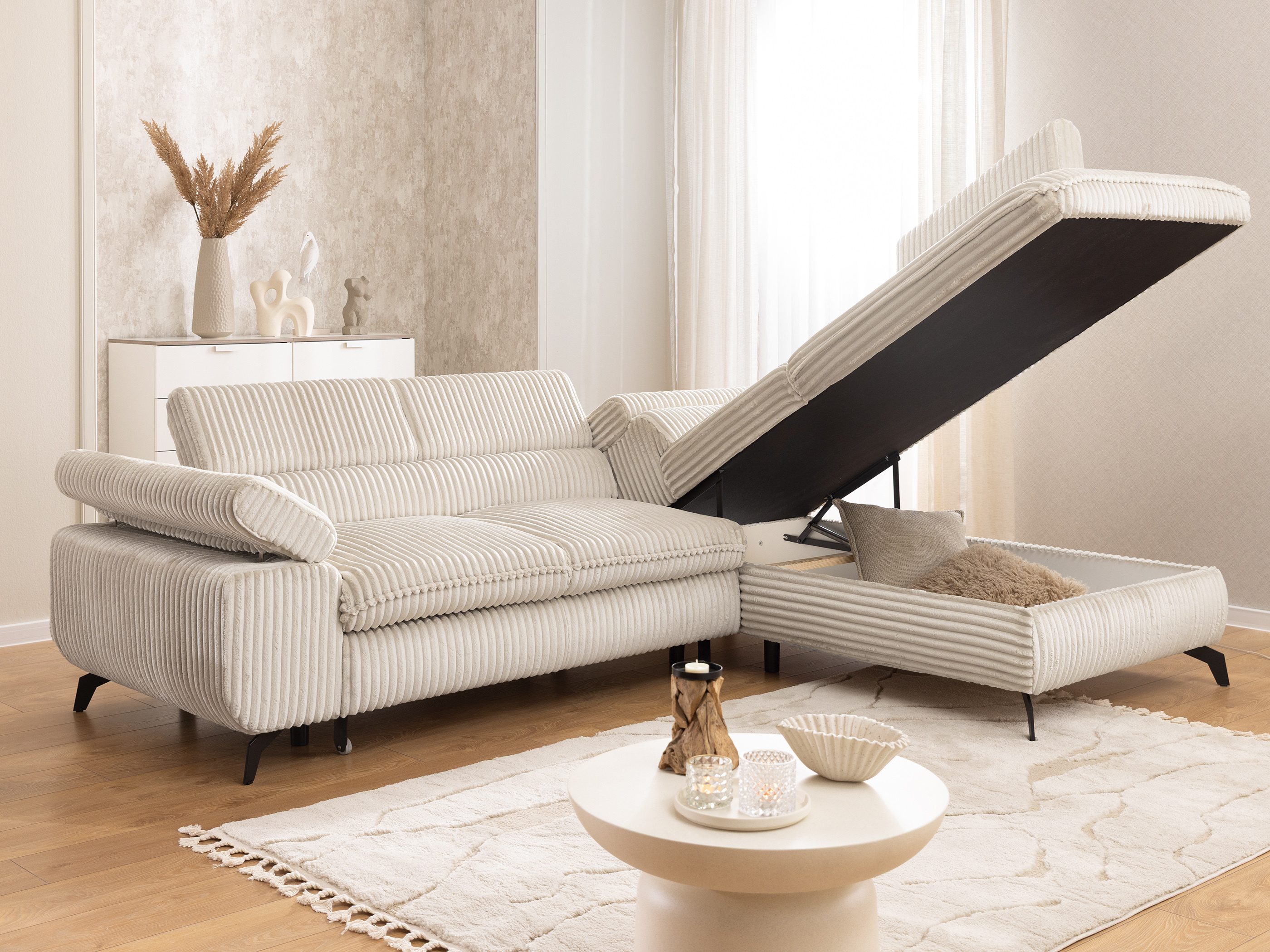 Corner sofa Rocklin 122 (Tilia 01)