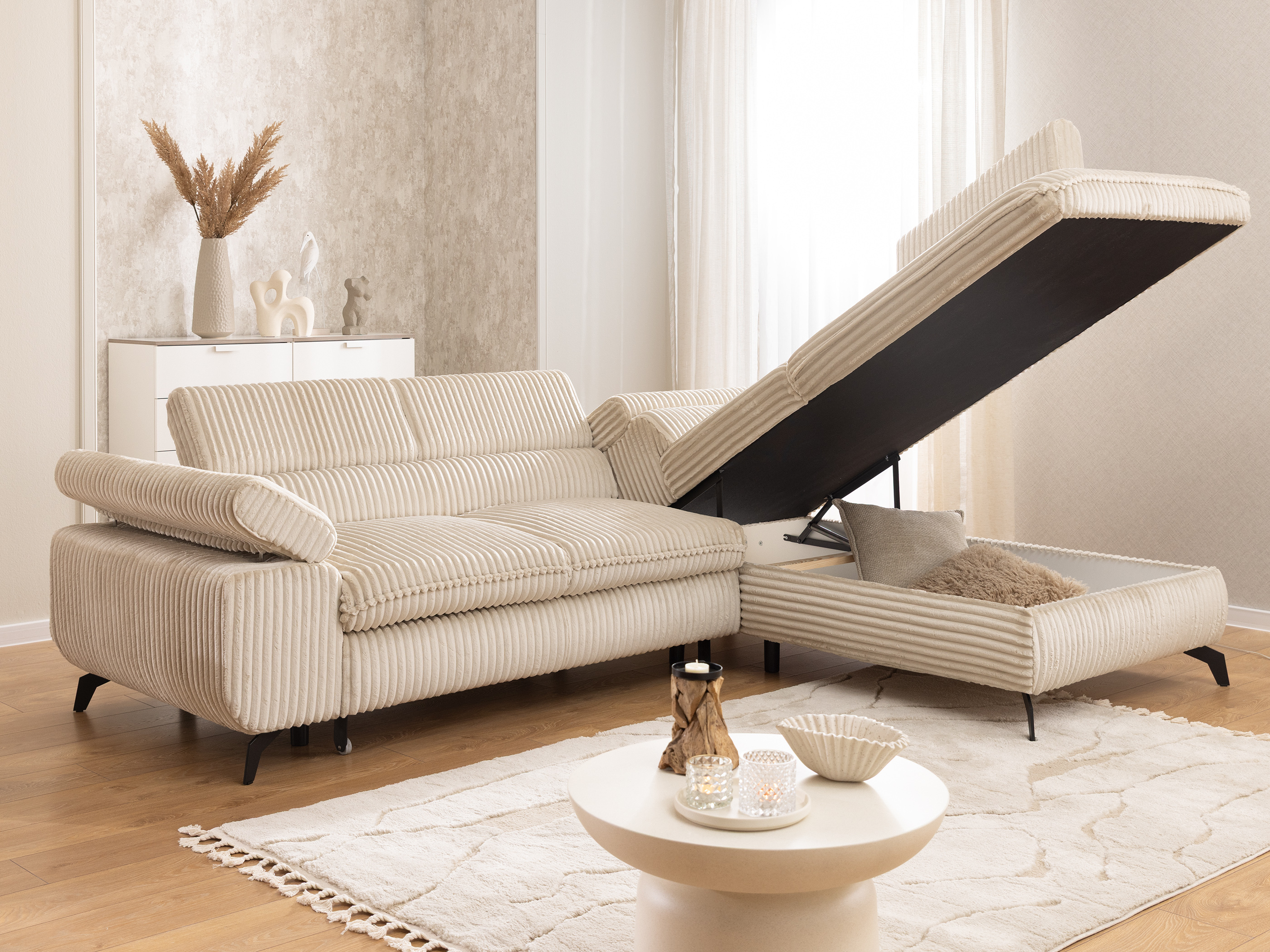Corner sofa Rocklin 122 (Tilia 03)