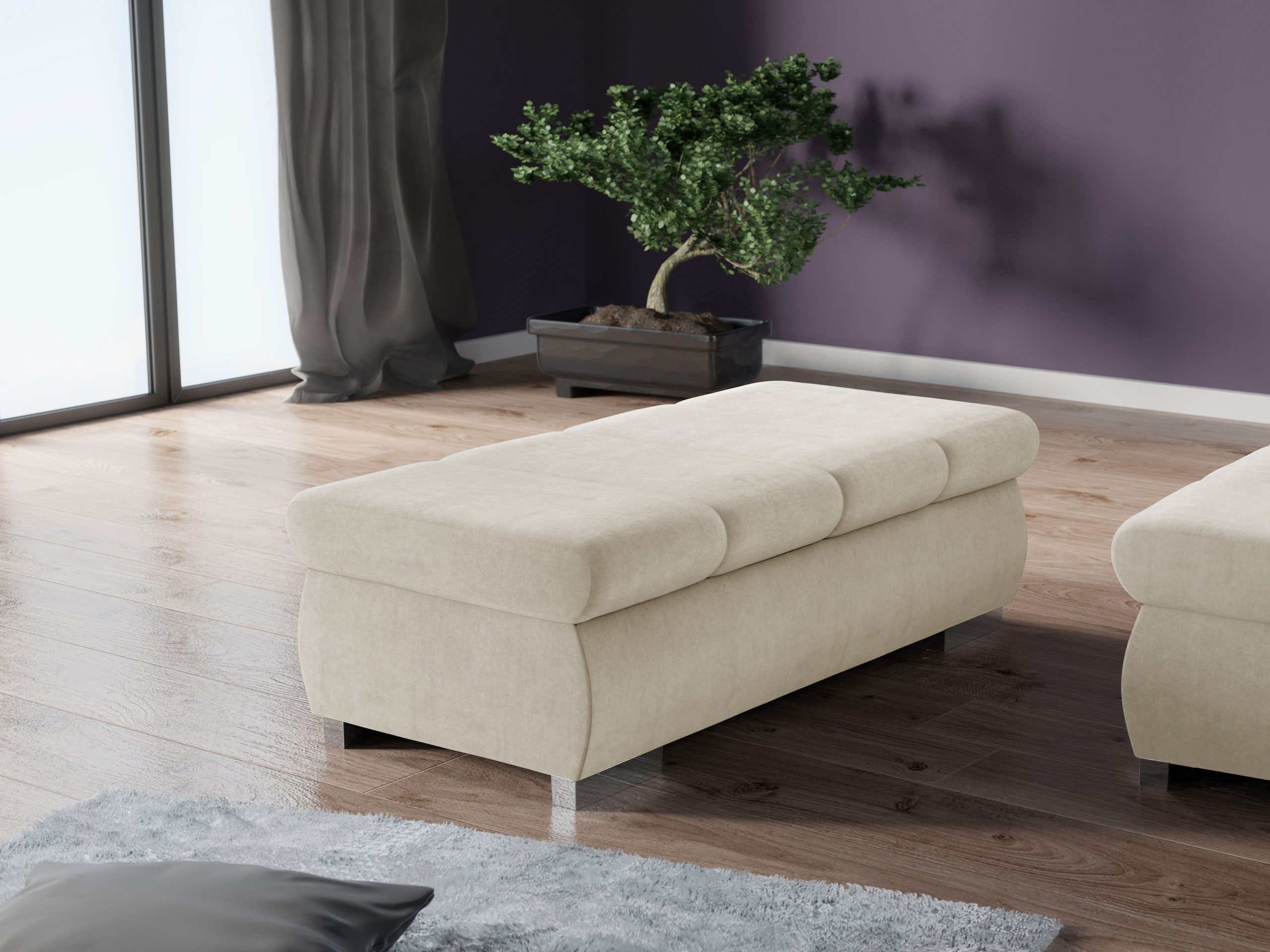 Upholstered bench Comfivo Olivetum I (Piano 02)