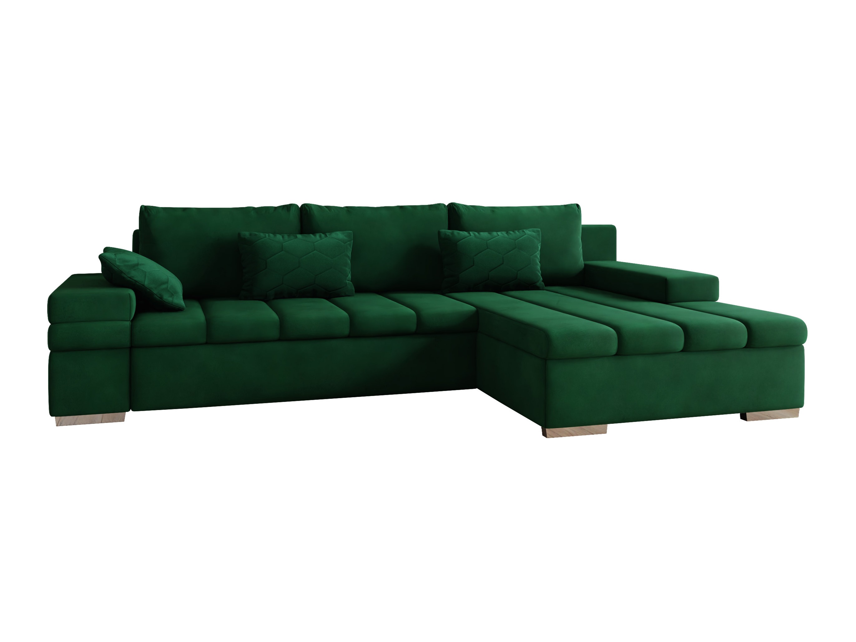 Corner sofa Comfivo Olivetum II (Uttario Velvet 2951 + Magic Velvet Pik 2225)