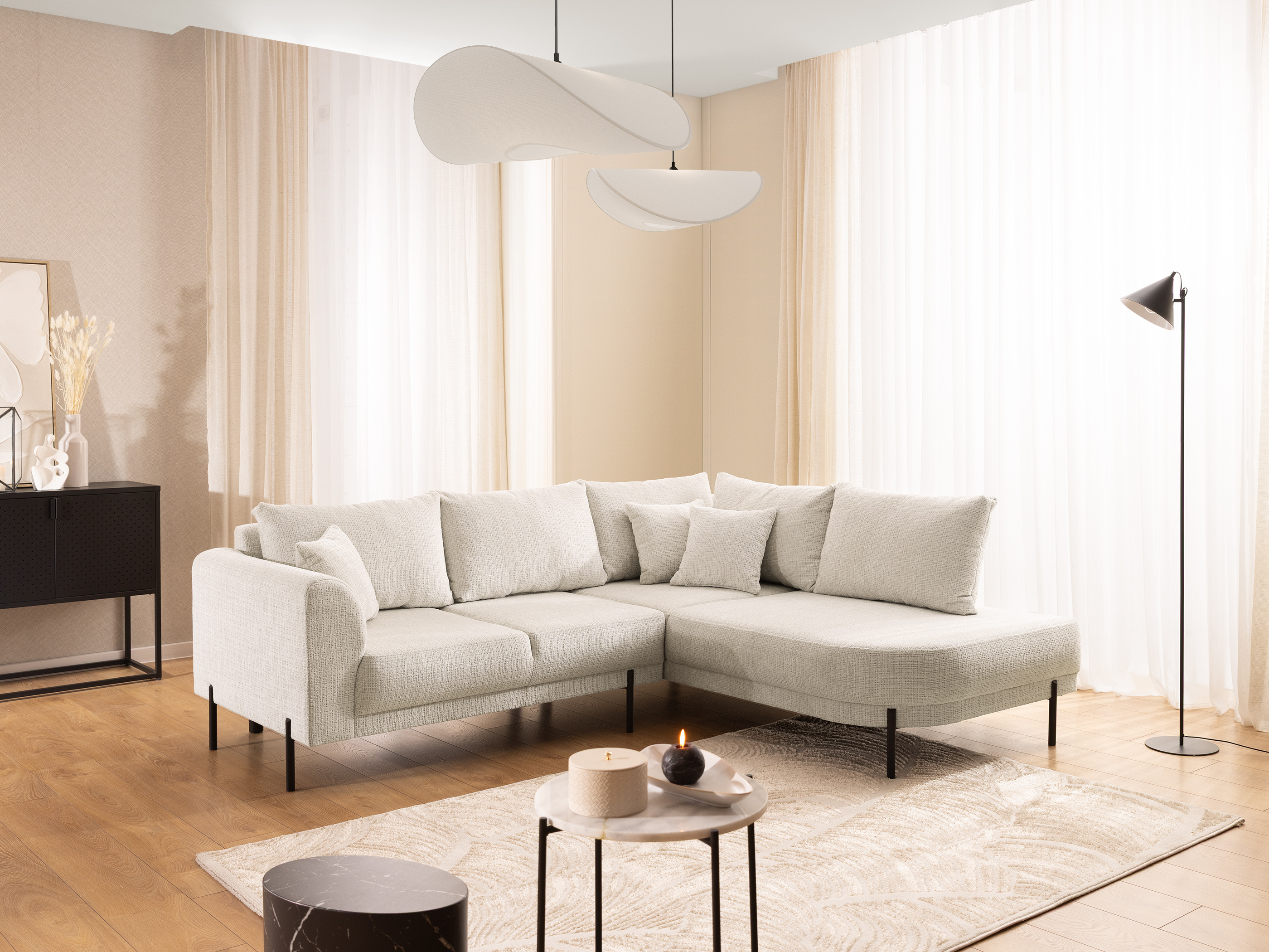 Corner sofa Rocklin 123 (Cremona 02)