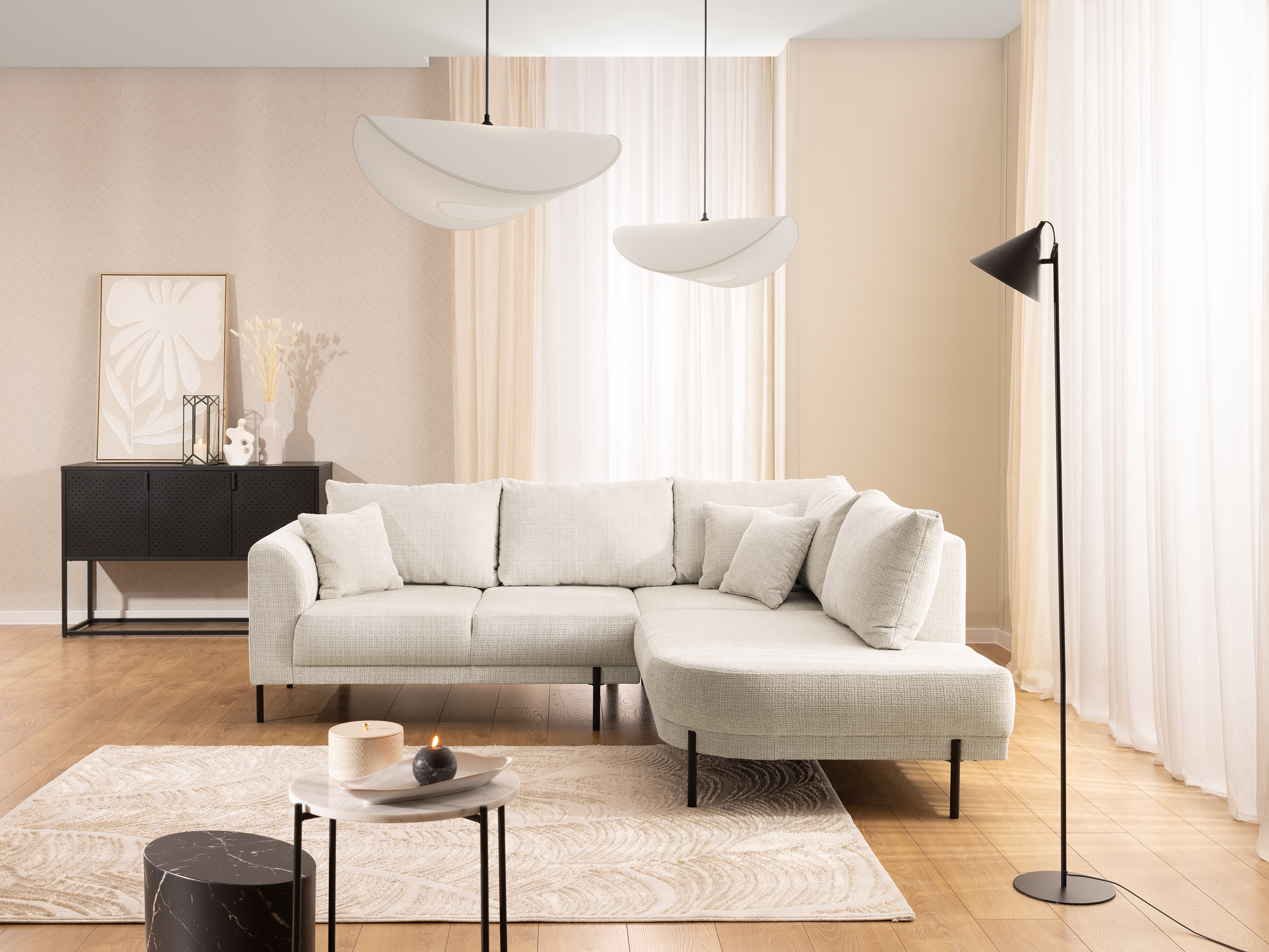Corner sofa Rocklin 123 (Cremona 02)
