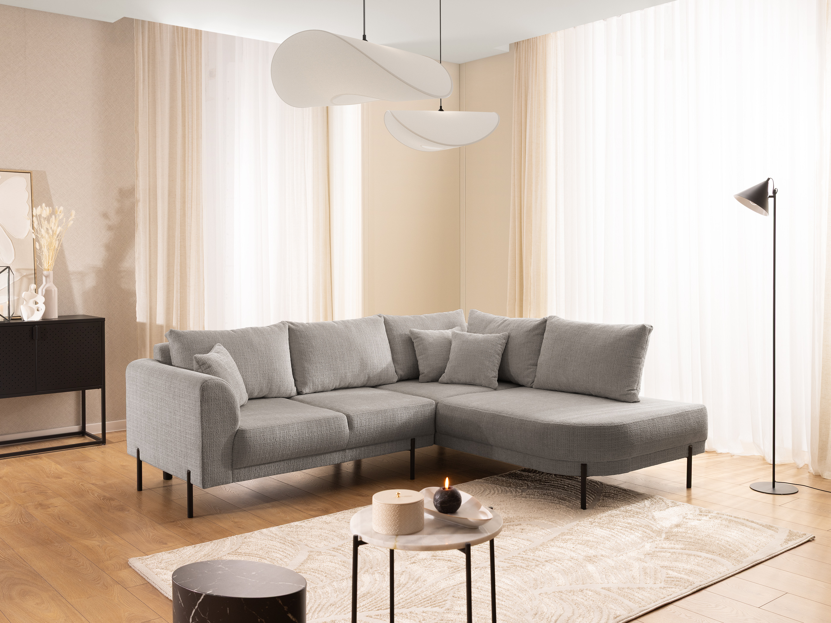 Corner sofa Rocklin 123 (Cremona 24)
