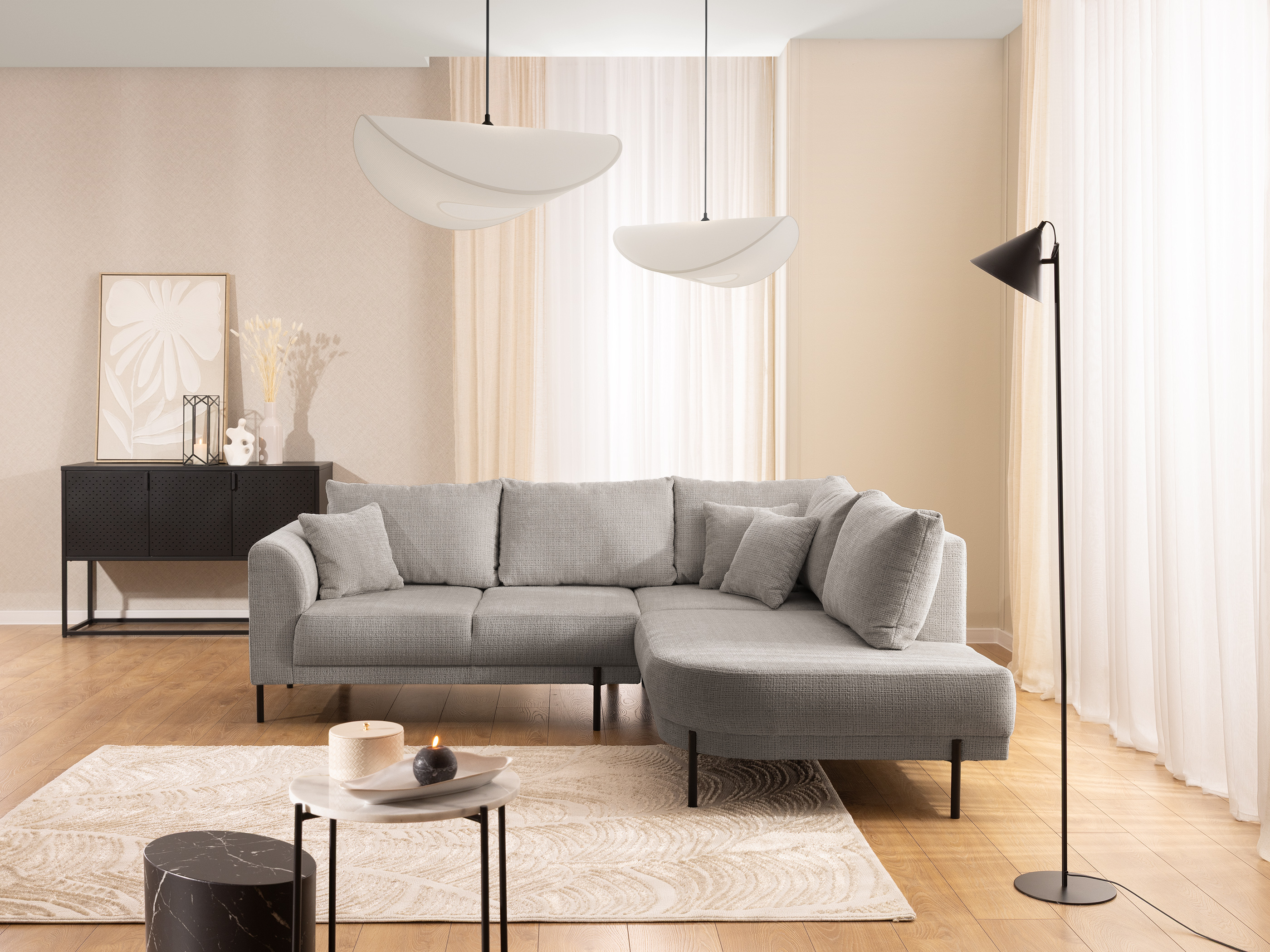 Corner sofa Rocklin 123 (Cremona 24)