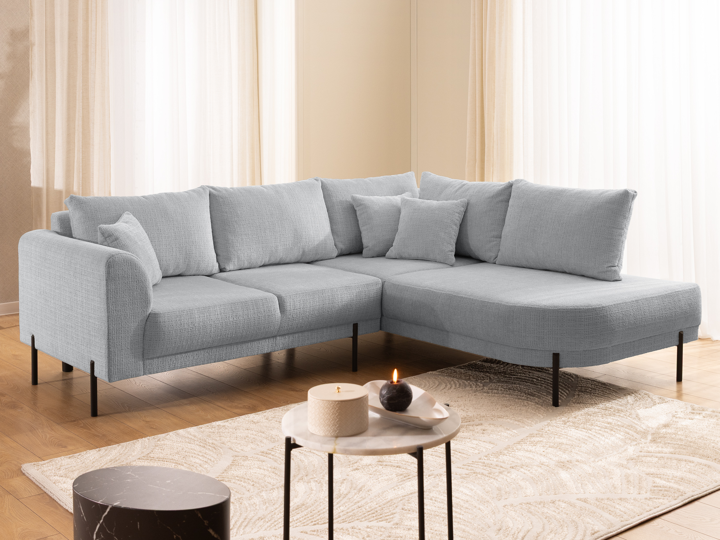 Corner sofa Rocklin 123 (Cremona 81)