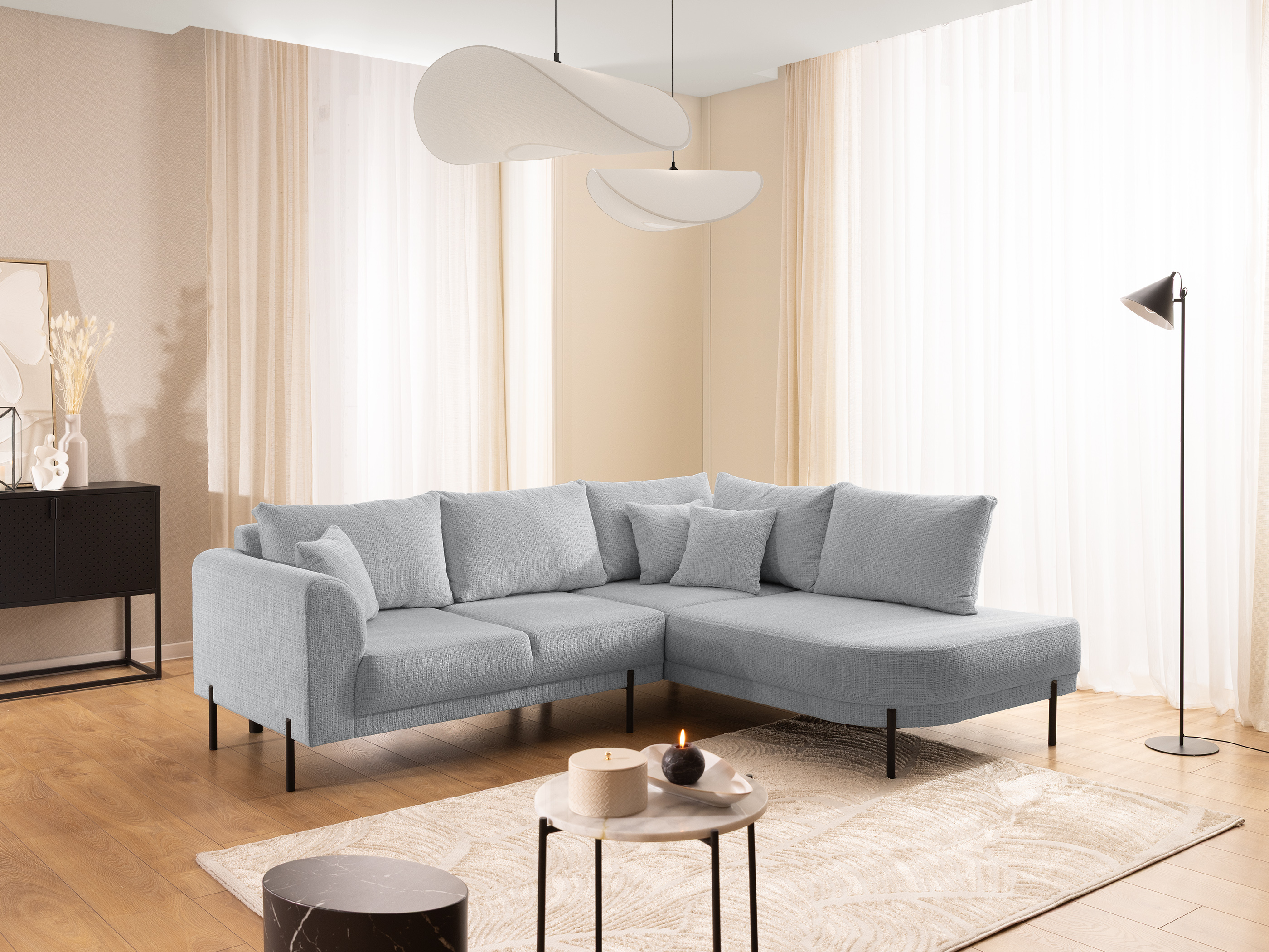 Corner sofa Rocklin 123 (Cremona 81)