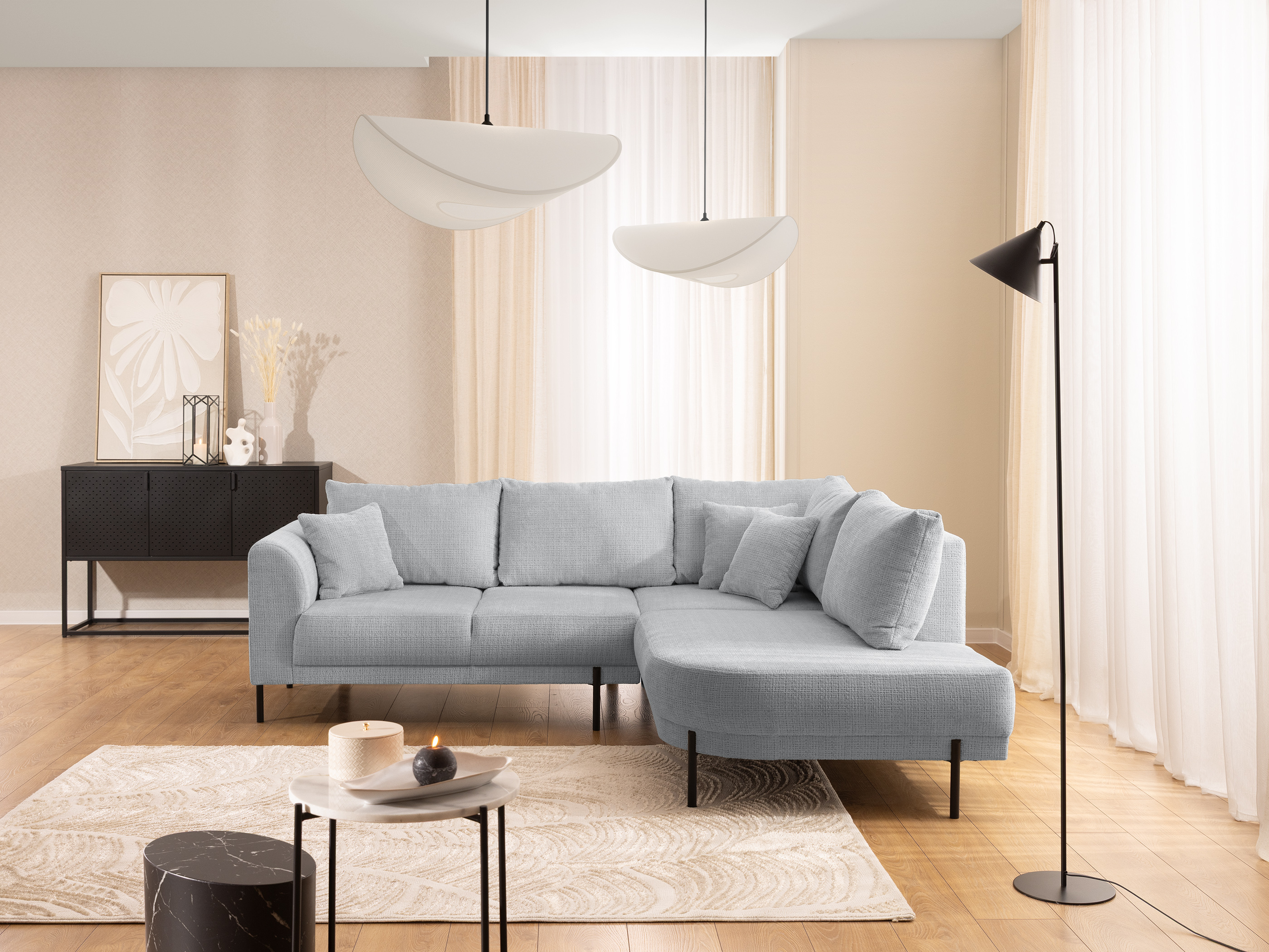 Corner sofa Rocklin 123 (Cremona 81)
