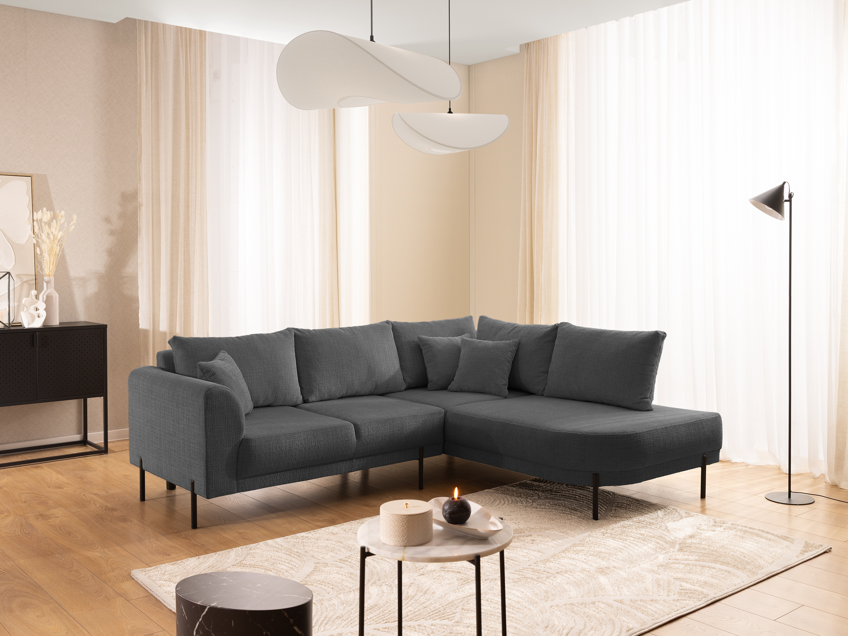Corner sofa Rocklin 123 (Cremona 95)