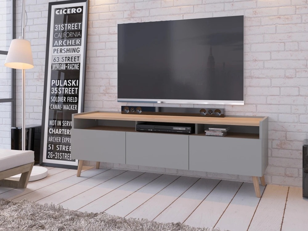 TV stand Monmelo 100 (Grey)