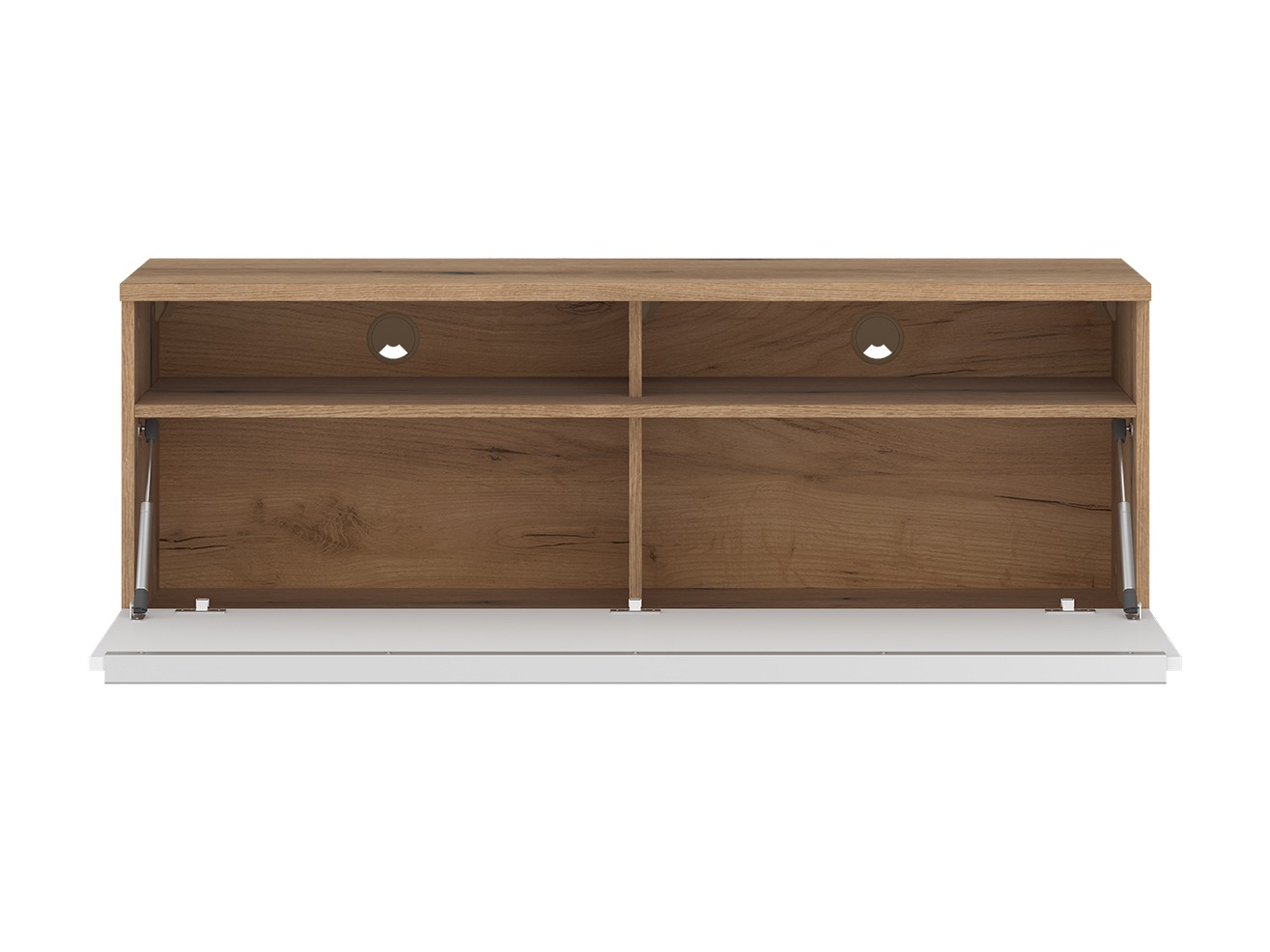 TV stand Camsala 100 (White + Oak)