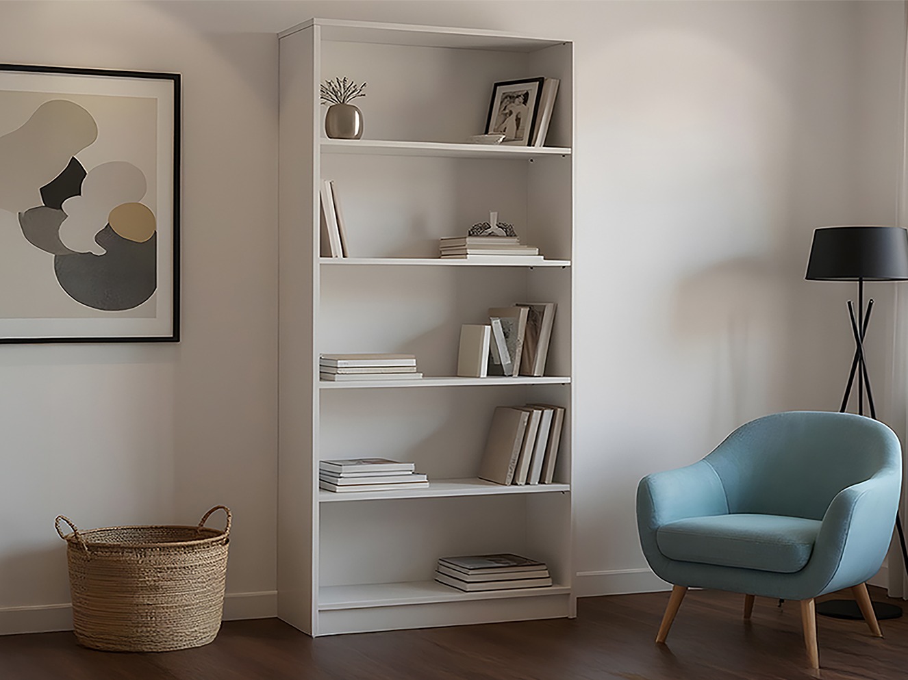 Bookcase Ontario 194 (White)