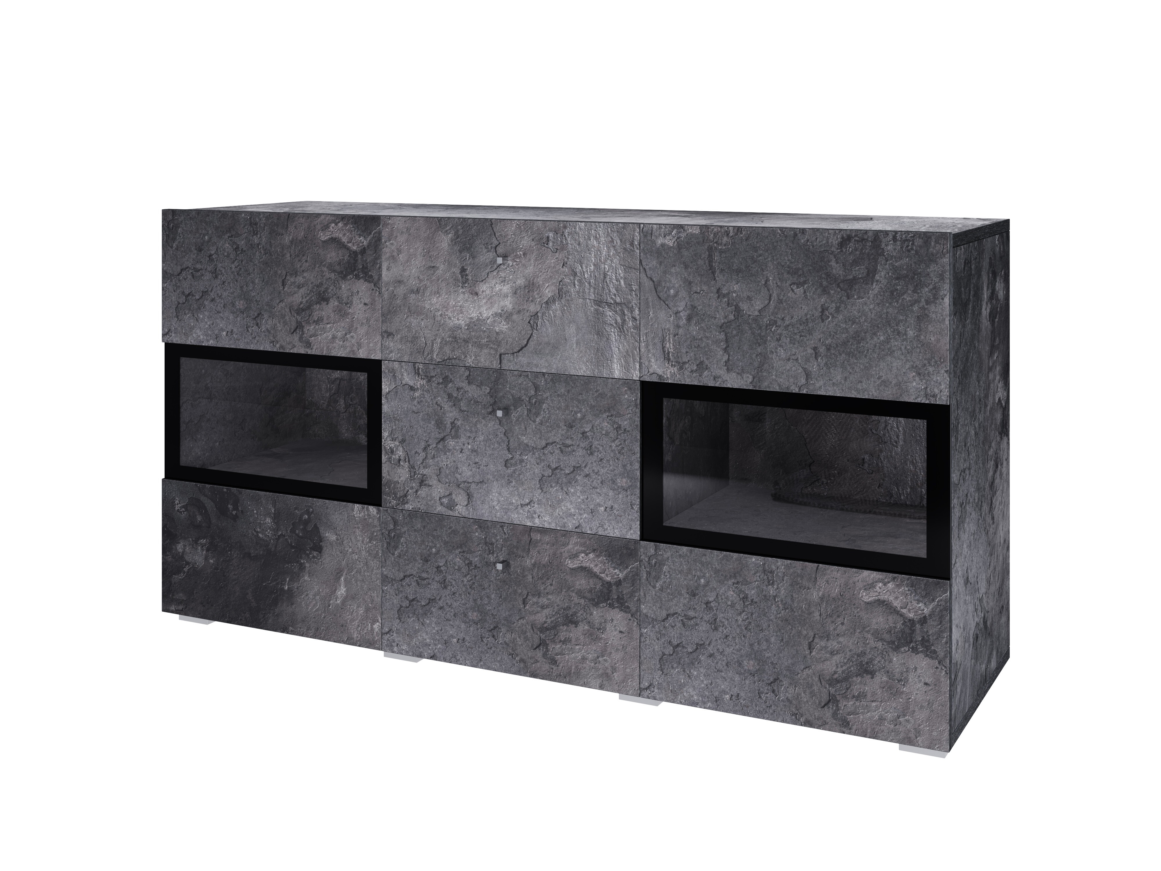 Living room set Serodeu 104 (Dark concrete)
