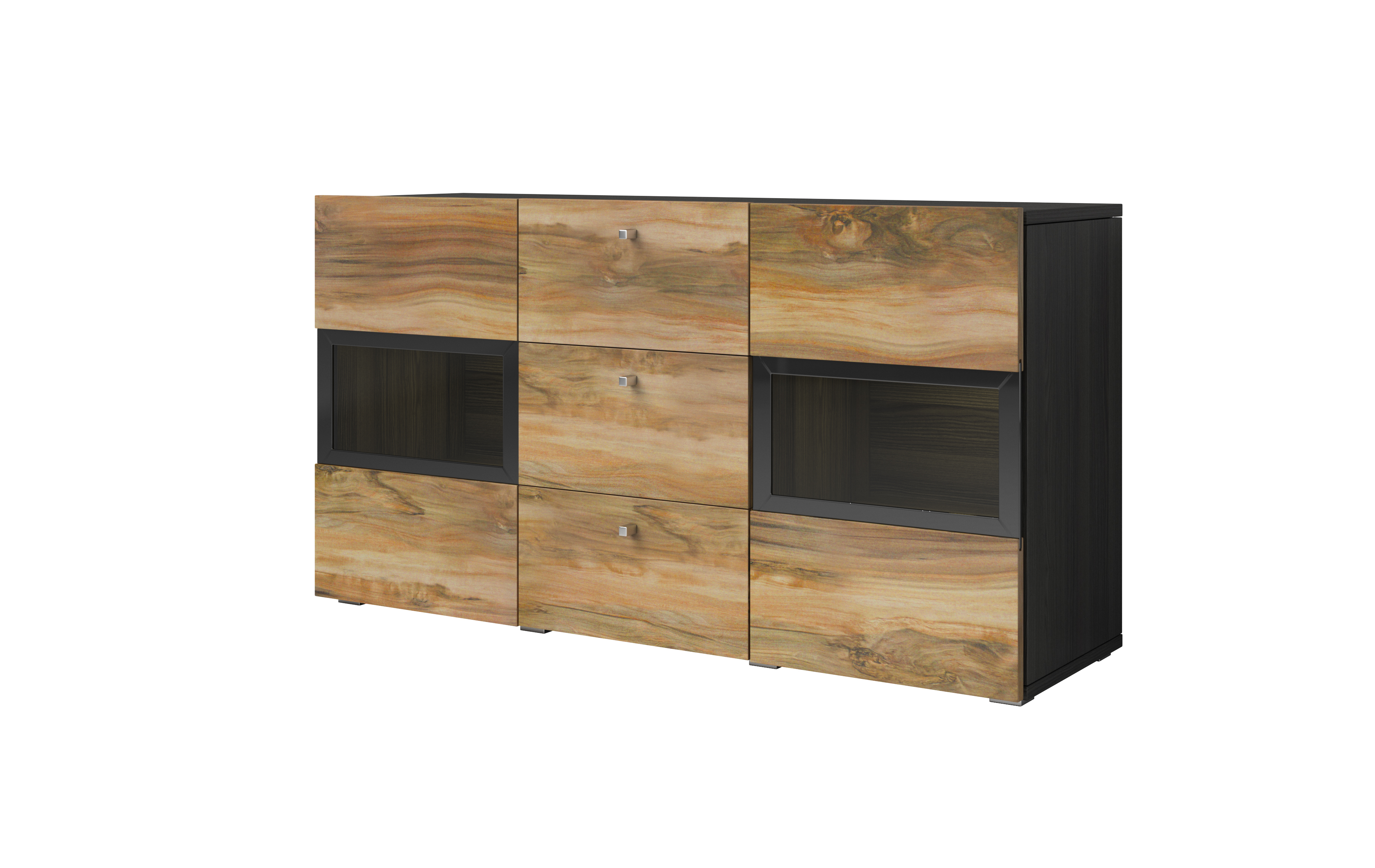 Living room set Serodeu 104 (Walnut + Dark brown)