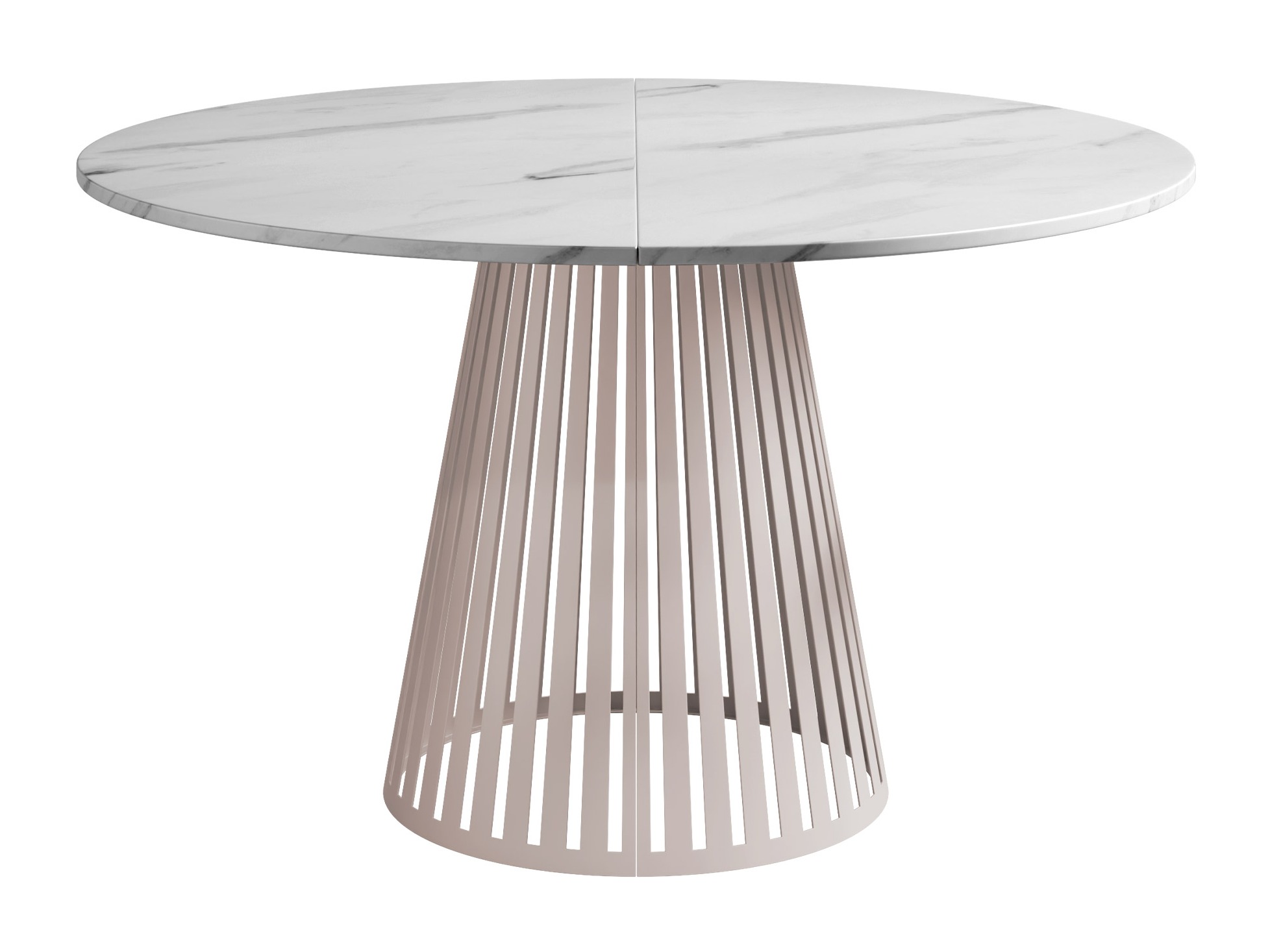 Table Oswego 153 (White marble + Cashmere)