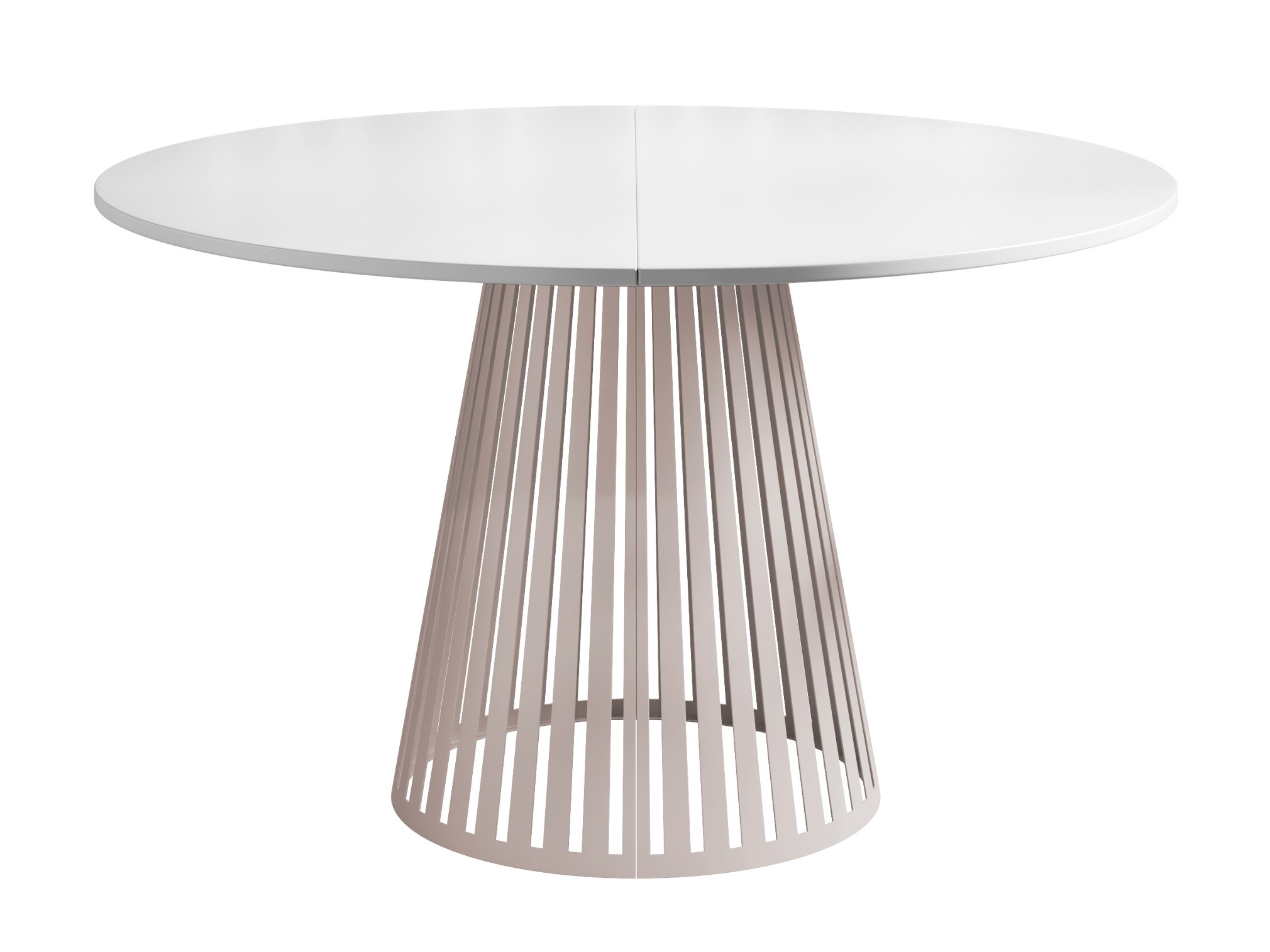 Table Oswego 154 (White + Cashmere)