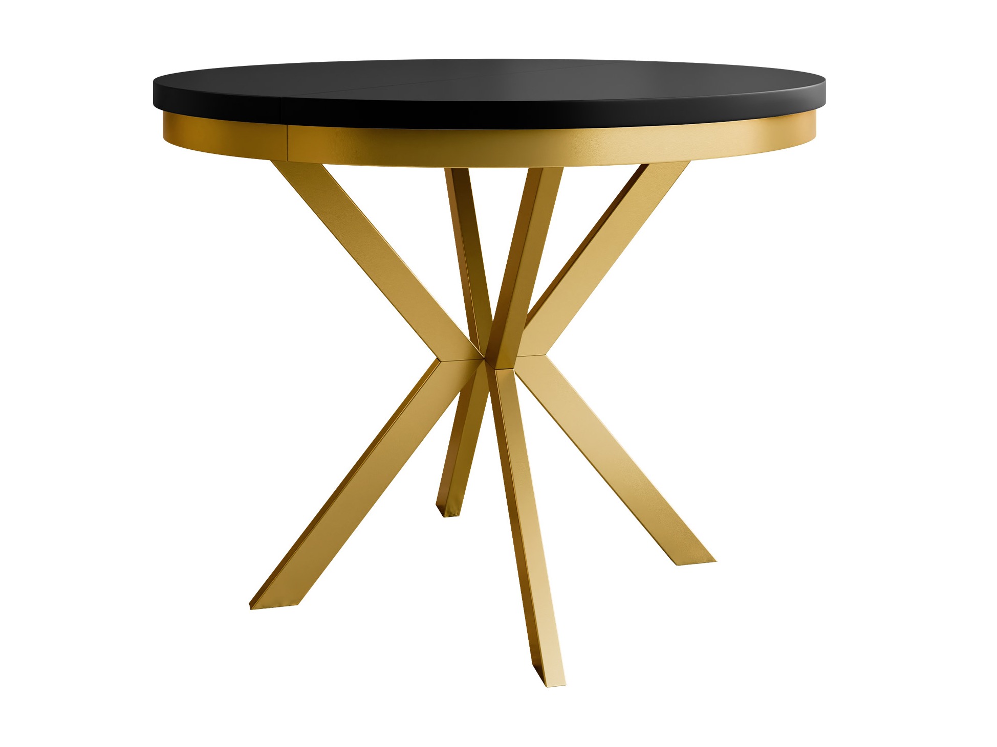 Table Oswego 155 (Black + Golden)