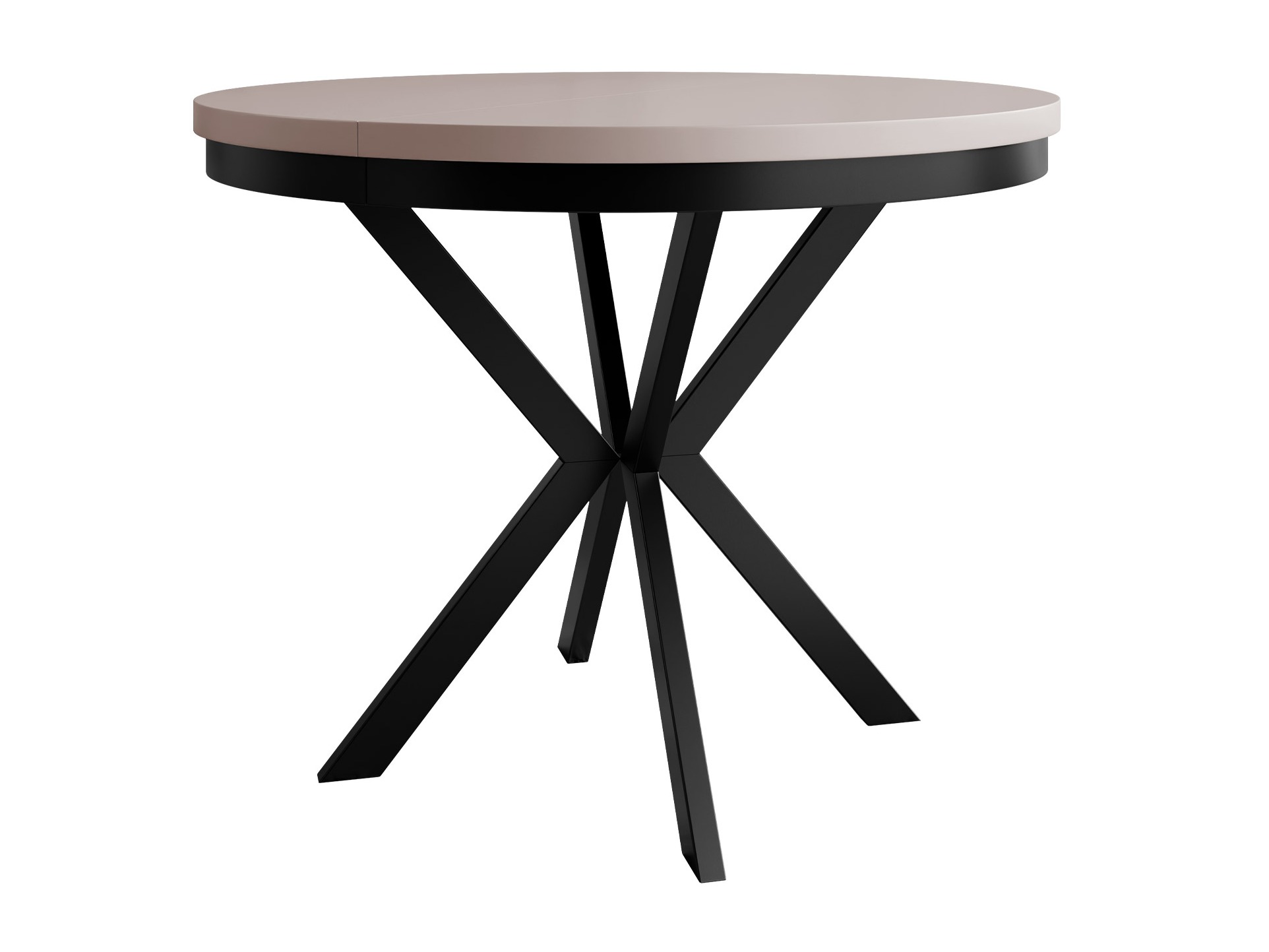 Table Oswego 155 (Cashmere + Black)